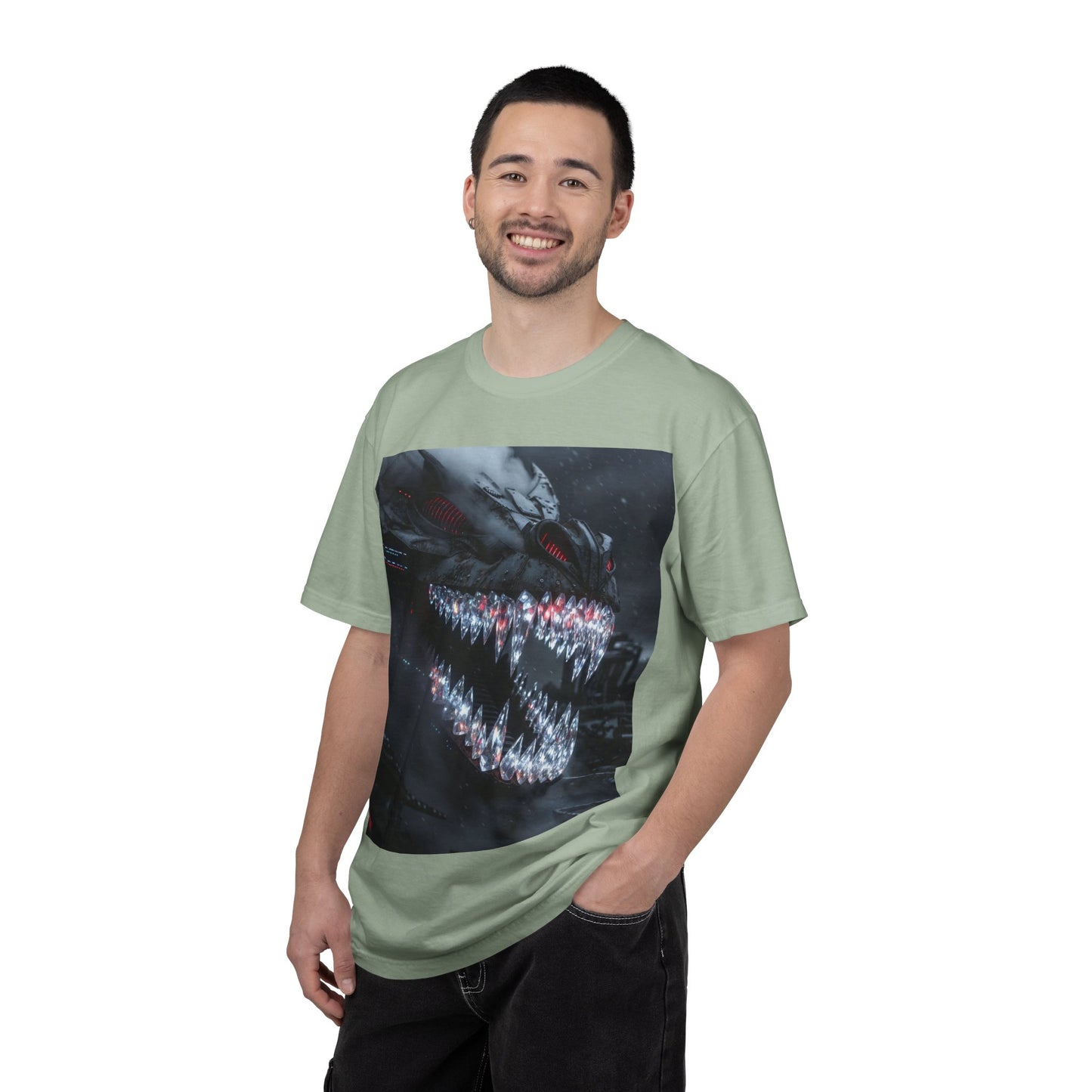 Graphic T-Shirt — Dark Monster Smile Artwork