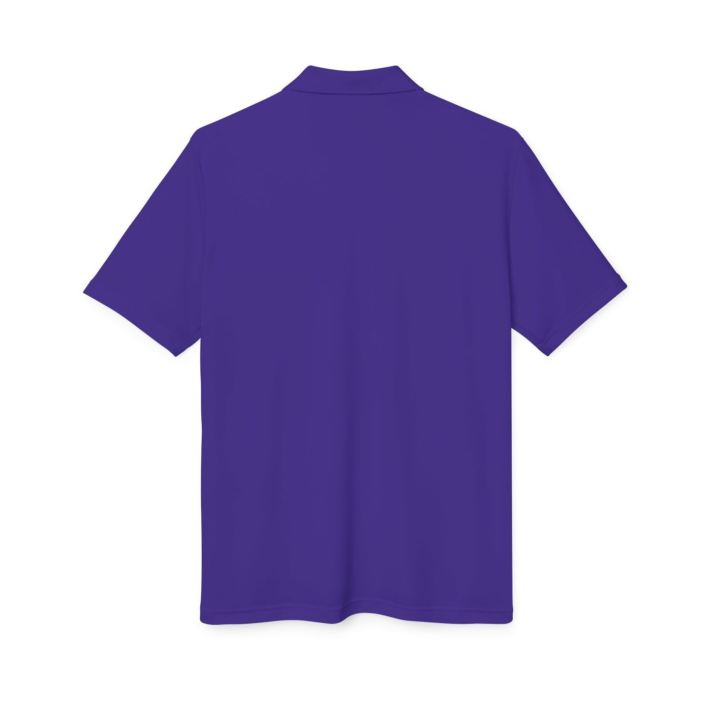 Adidas Performance Polo — Gold Crest Patch Chest Logo