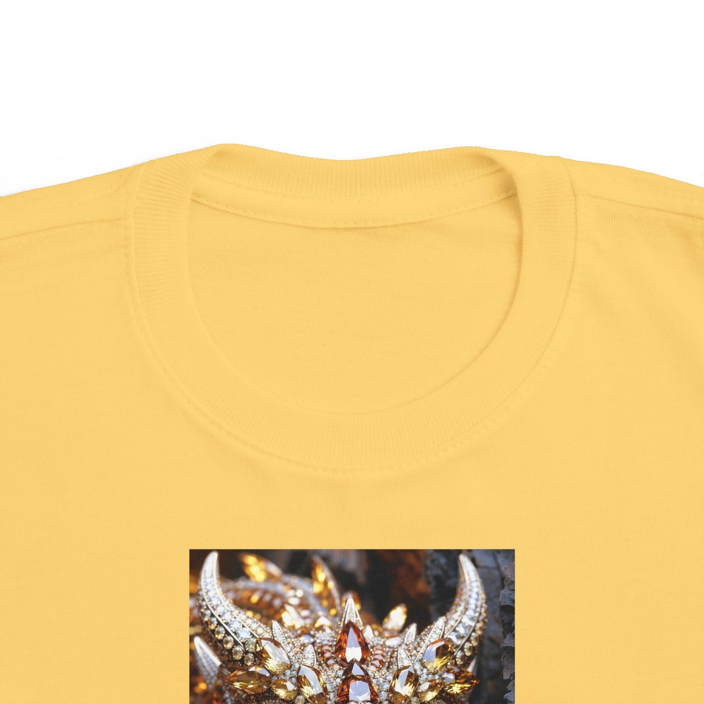 Toddler Tee — Fierce Gold Dragon Graphic Shirt