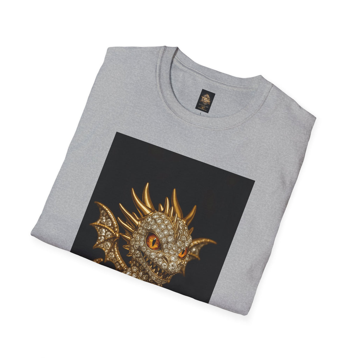 A Dragon Graphic T-Shirt, Fun Fantasy Apparel, Perfect Gift for Dragon Lovers, Casual Wear, Birthday Gift, Softstyle Tee
