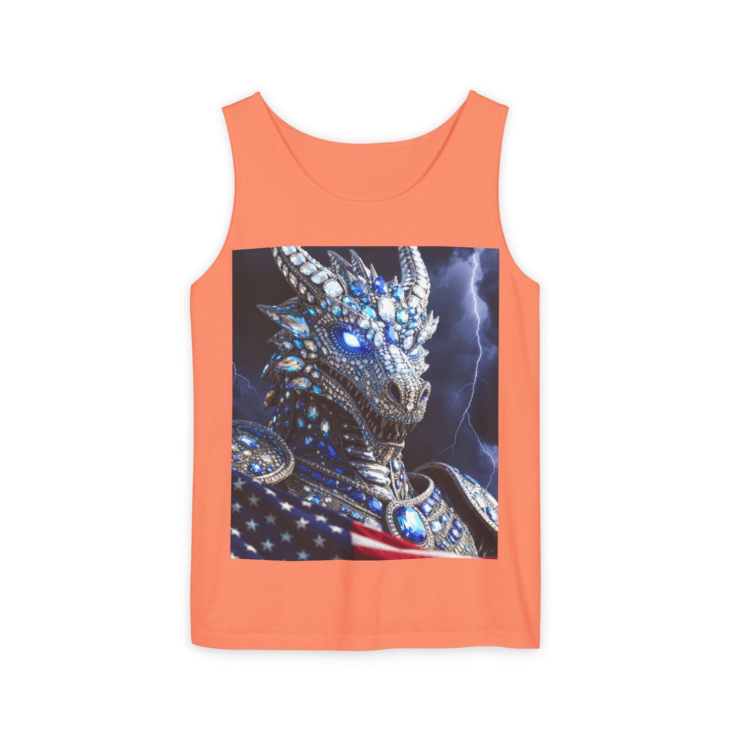 Patriotic Crystal Dragon Tank Top
