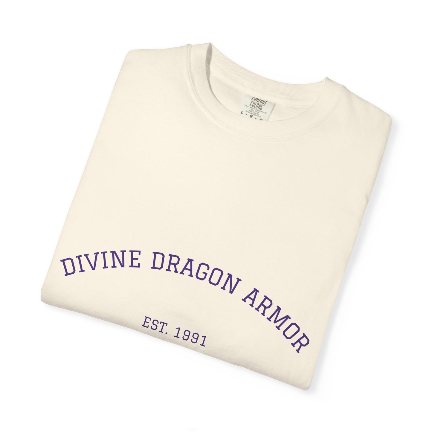 A Divine Dragon Armor Tee — Vintage 'Est. 1991' Graphic T-Shirt