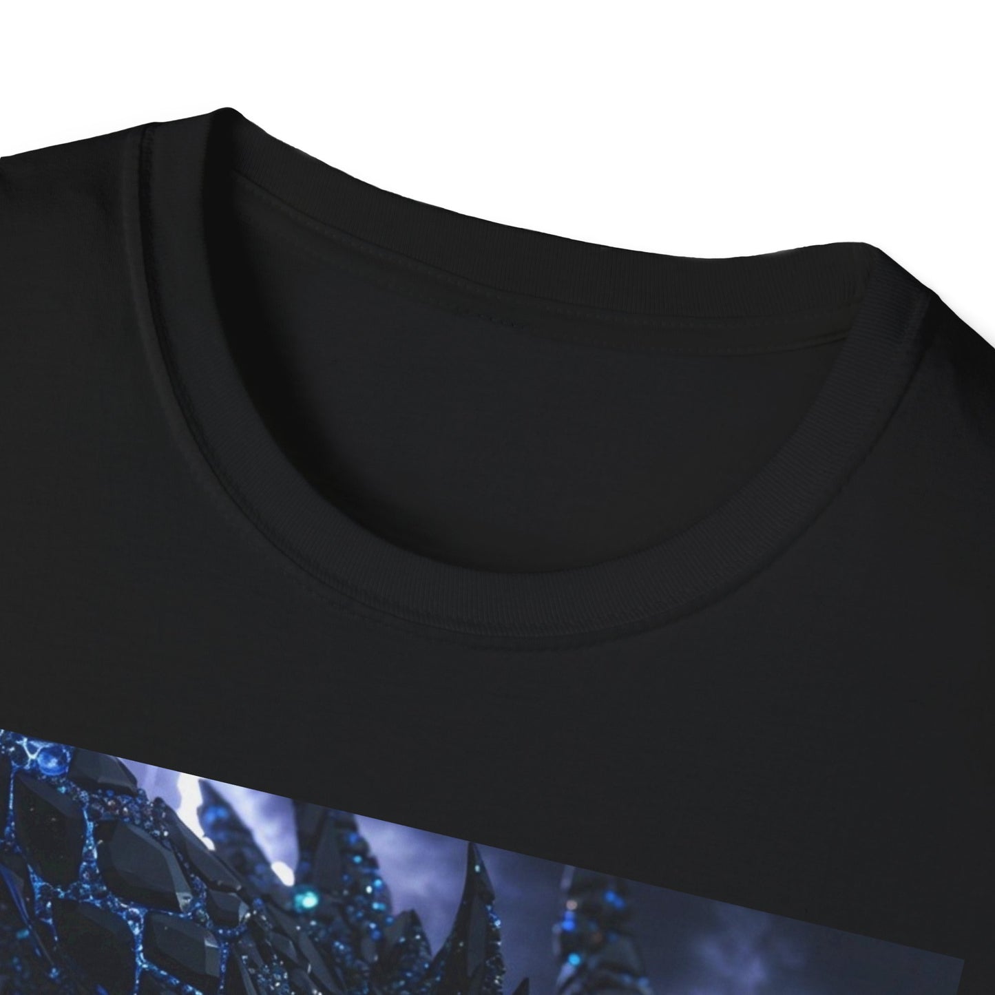 Lightning Godzilla T-Shirt – Neon Blue Monster Tee