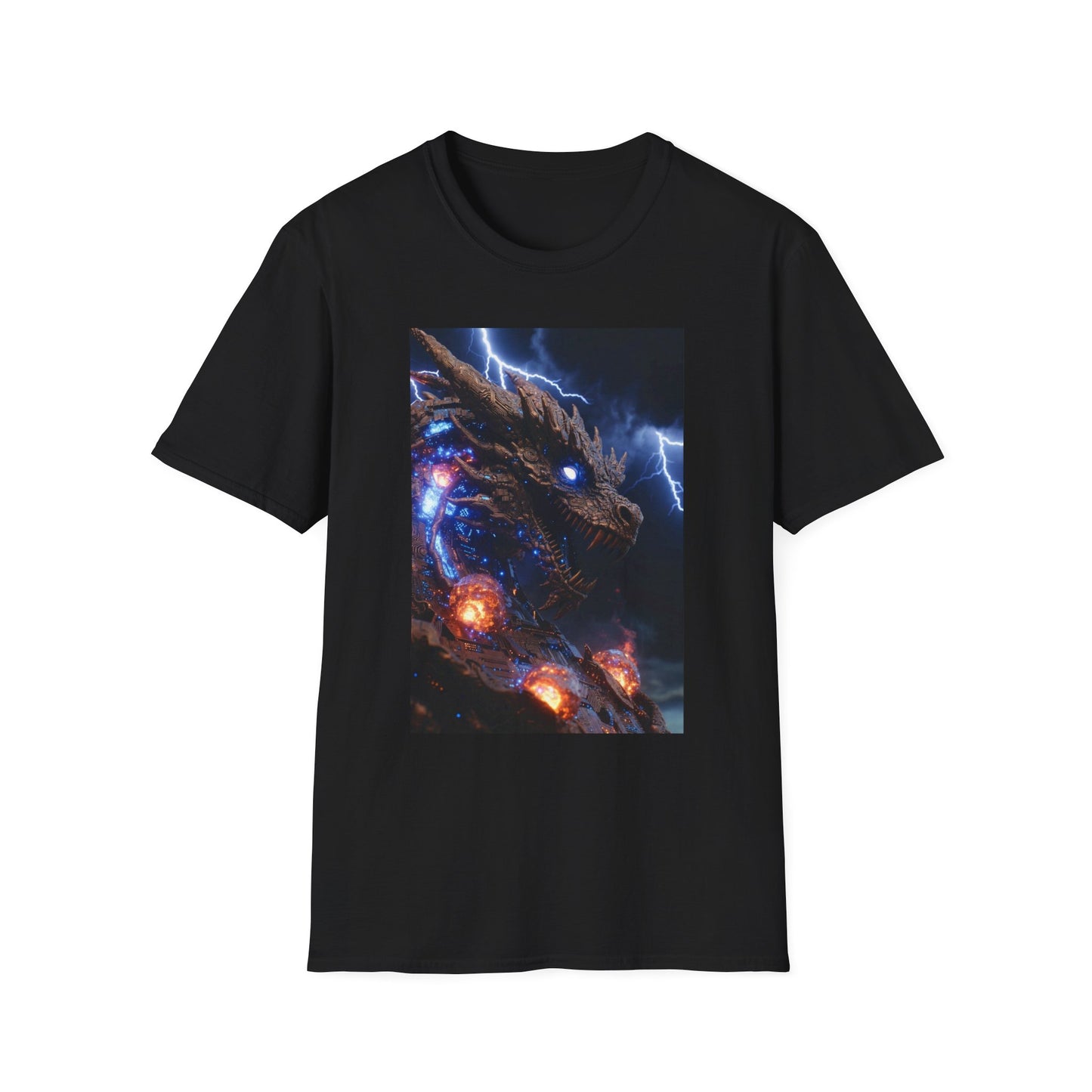 Godzilla Monster Tee — Electric Kaiju Face Graphic T-Shirt