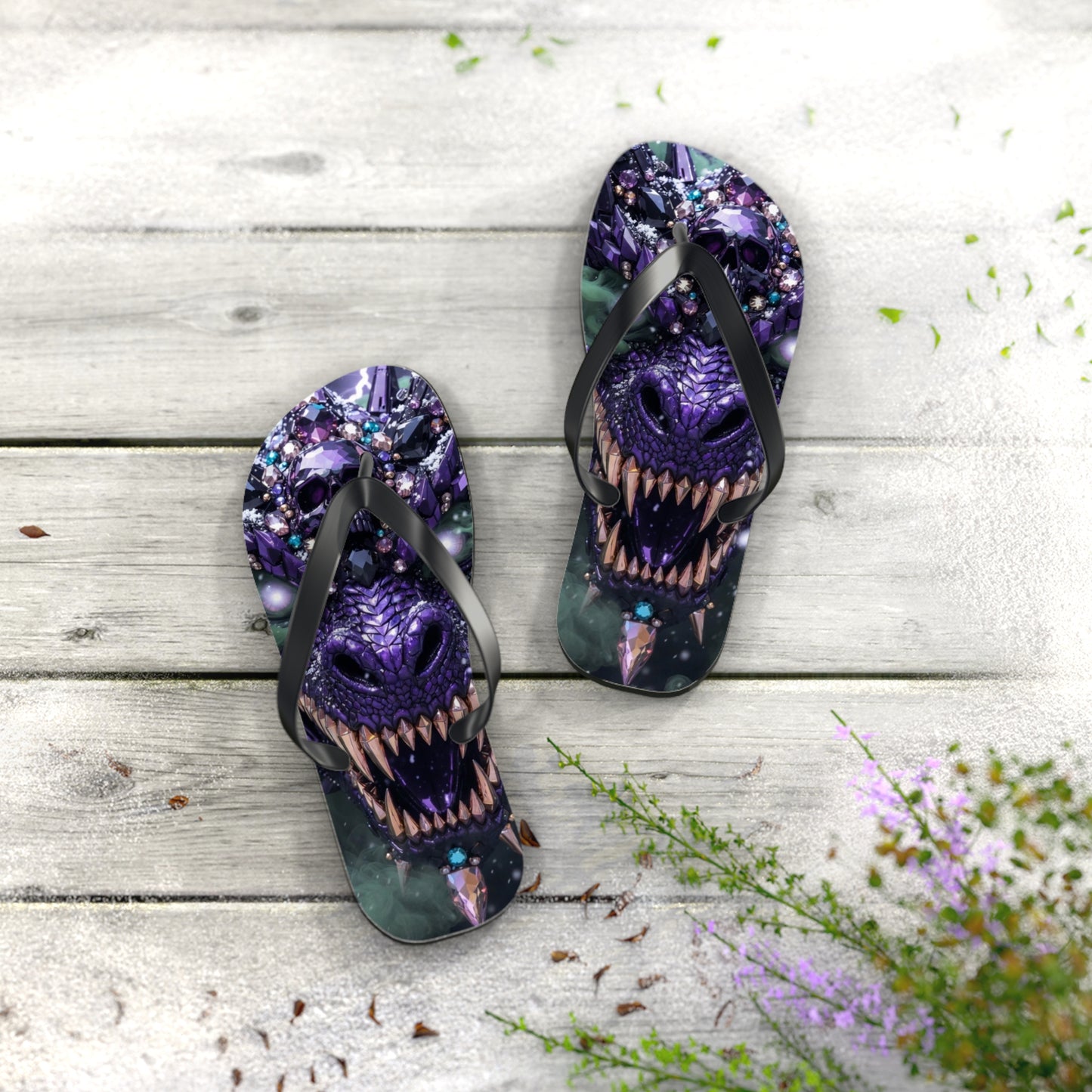 A Dragon Kings Flip Flops — Beach Sandals