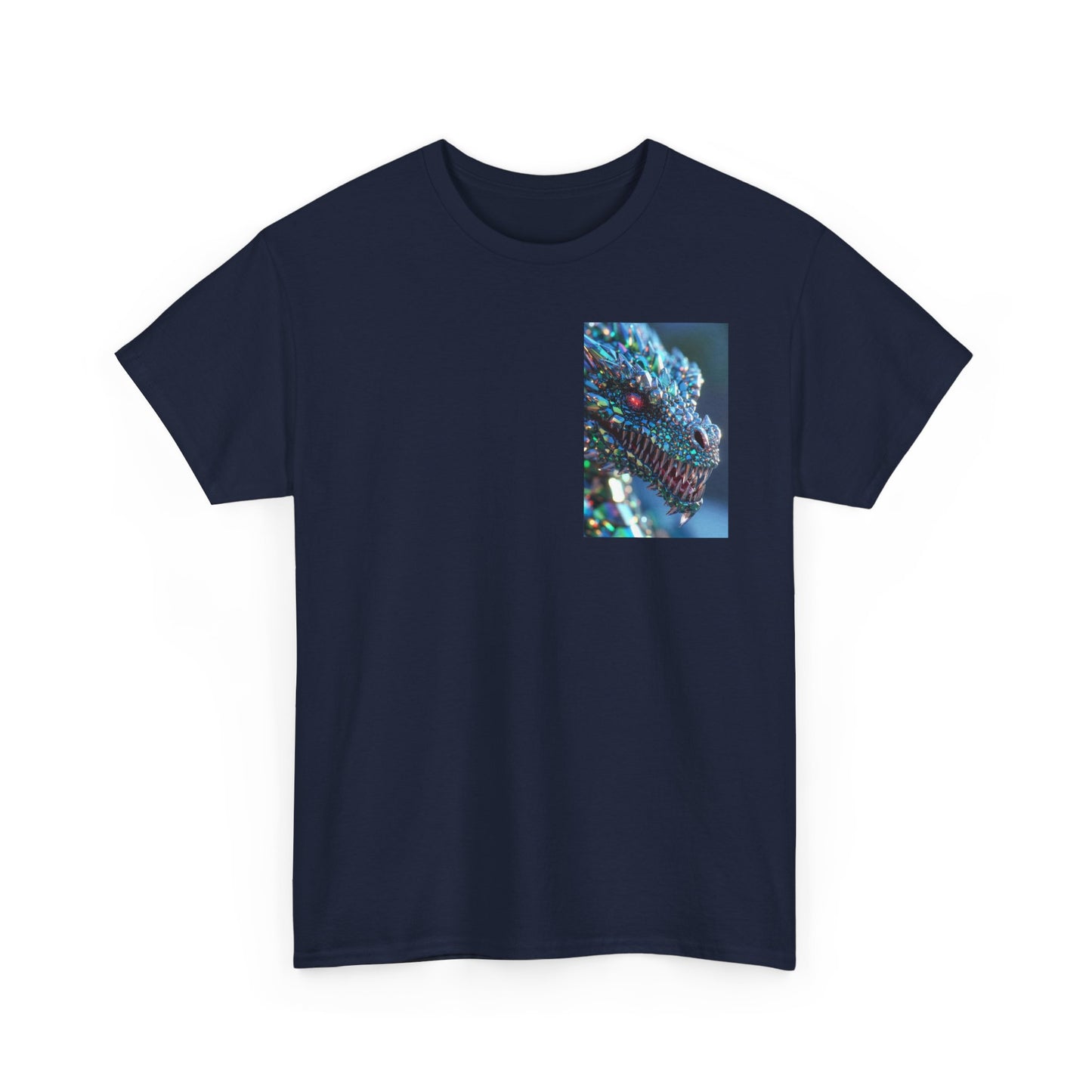 Dragon Scale Graphic Tee — Iridescent Fantasy Lizard Art Shirt