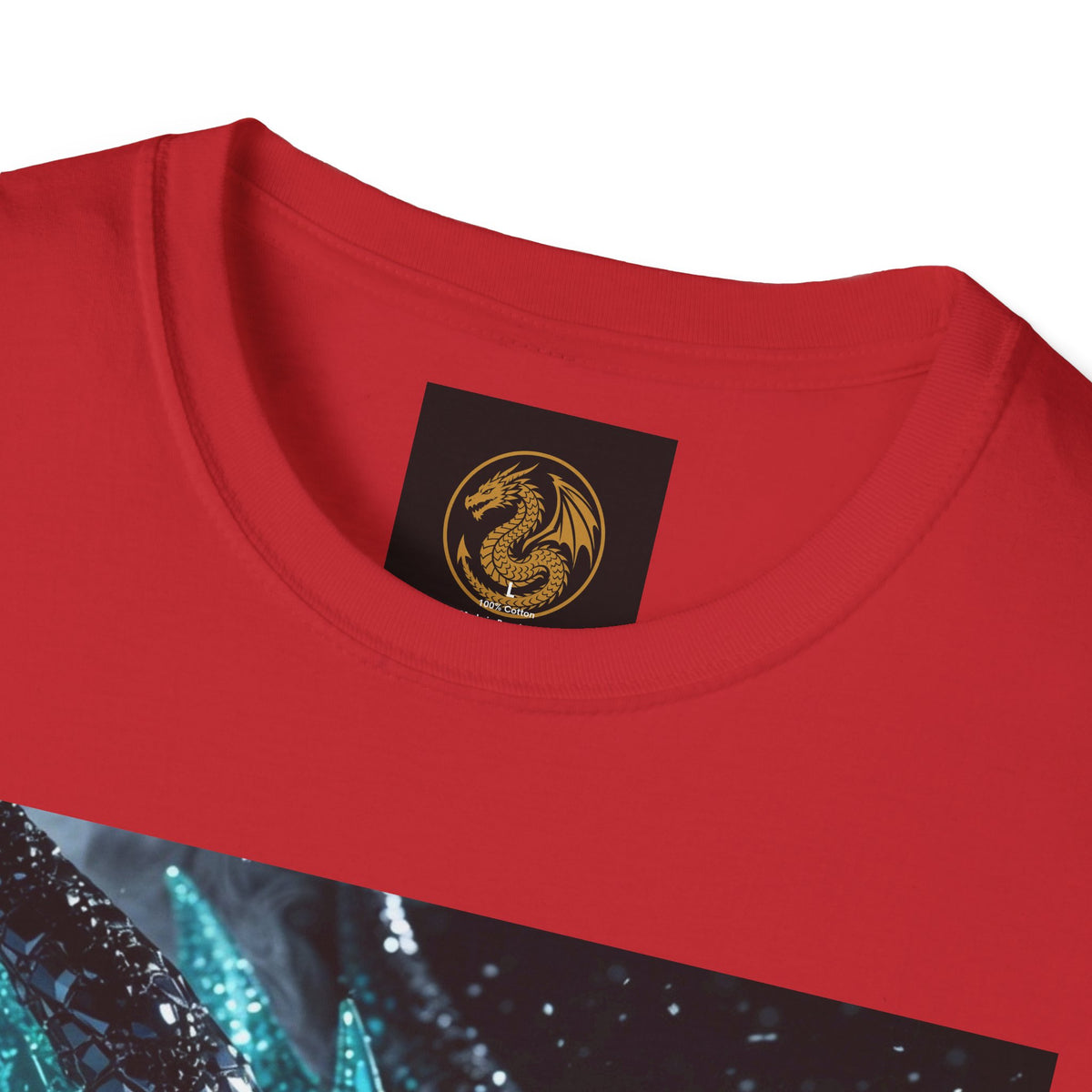 An Ice Dragon T-Shirt — Electric Frost Dragon Graphic Tee