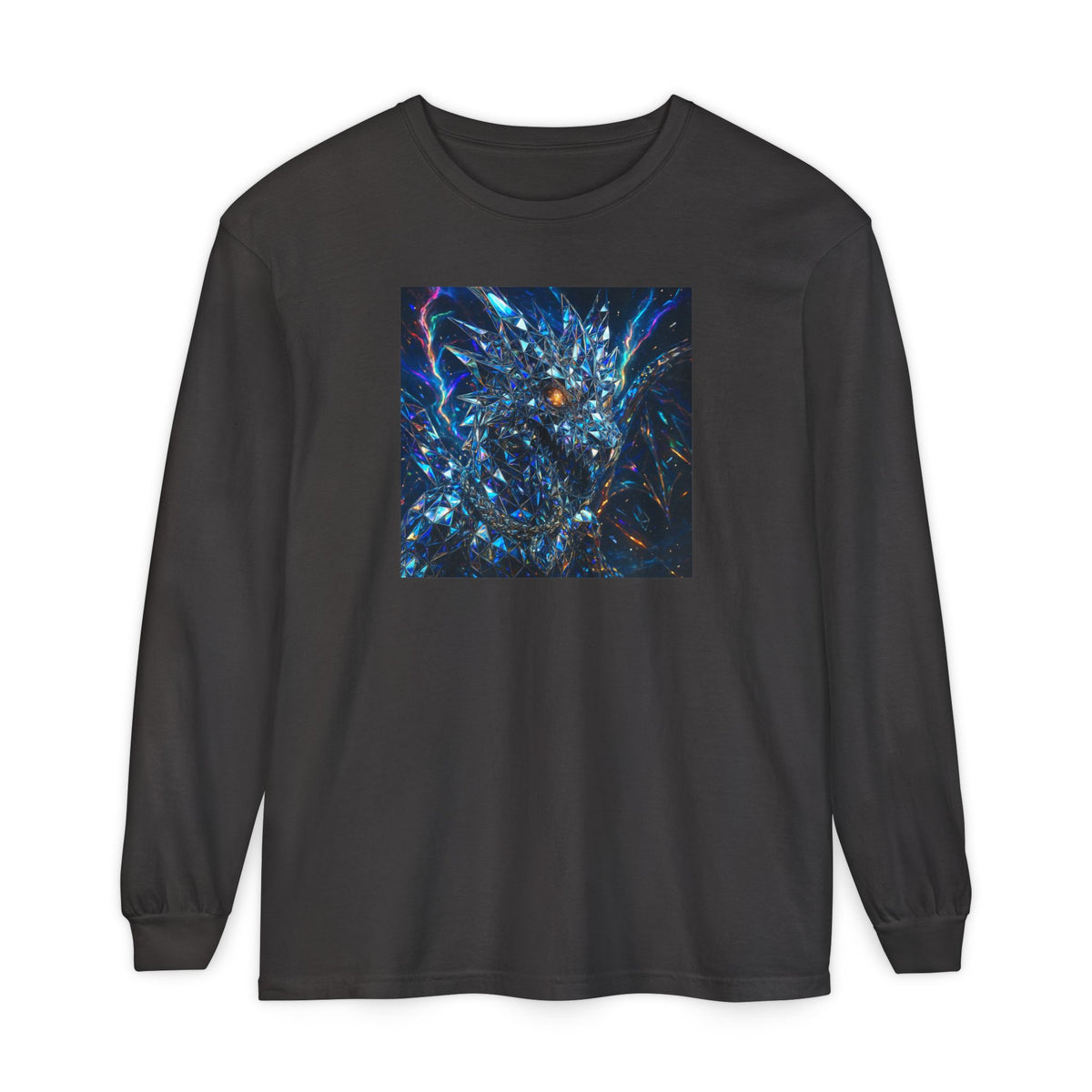 A Glass Dragon Garment-dyed Long Sleeve T-Shirt