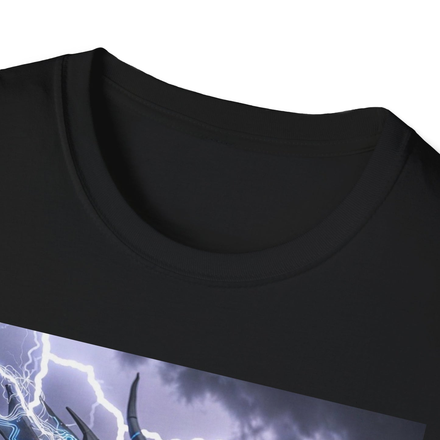 Dragon Storm T-Shirt — Electric Blue Fantasy Dragon Tee