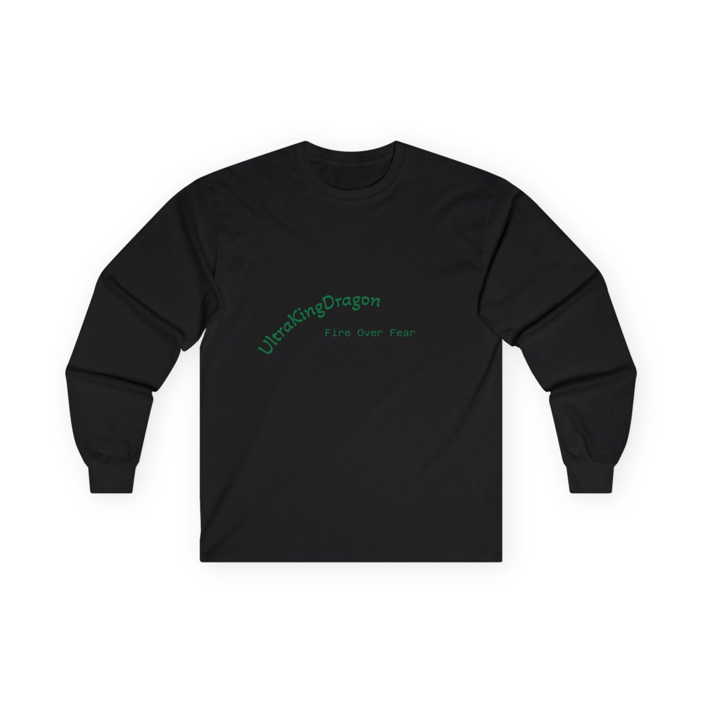 Minimalist 'Vibes Over Fear' Long Sleeve Tee