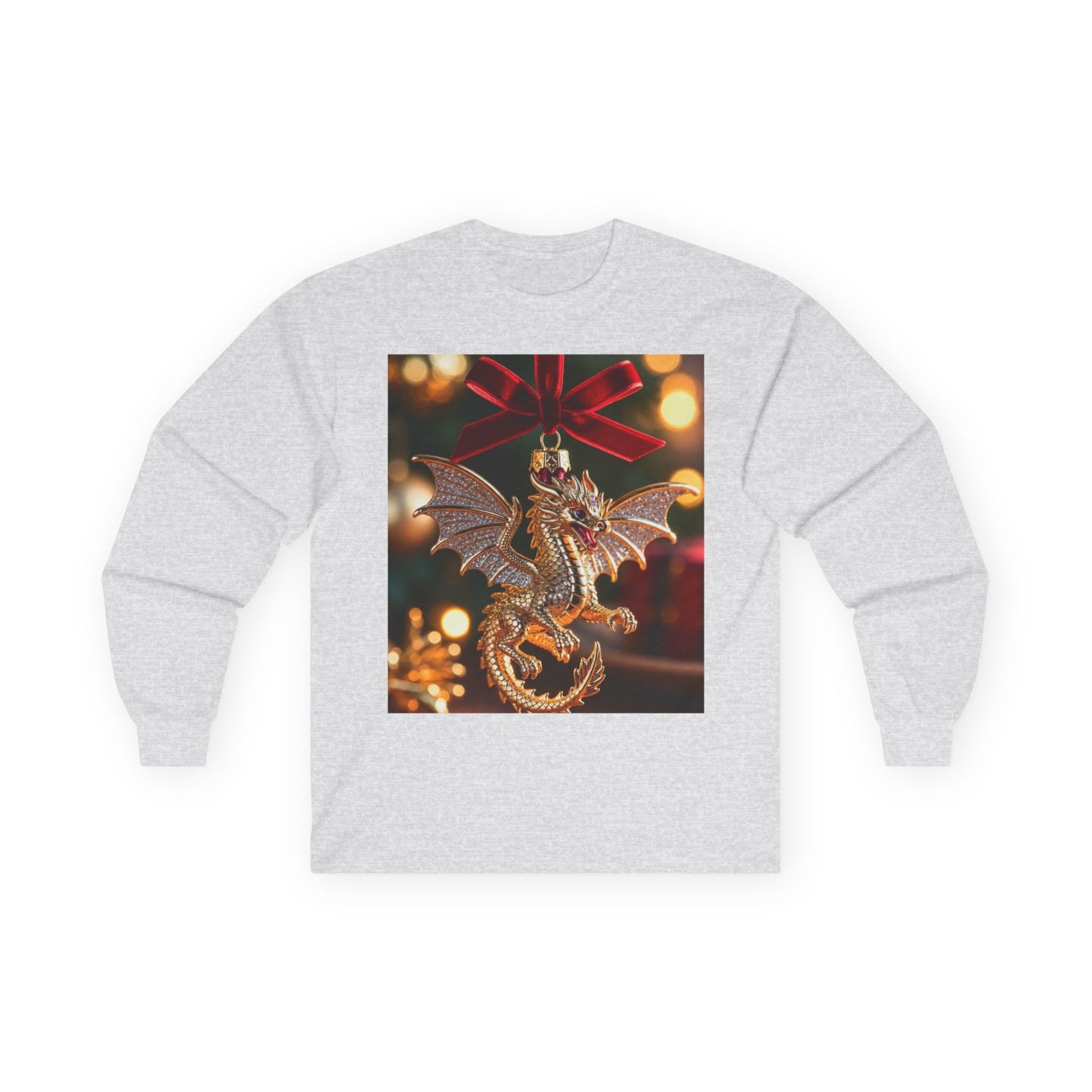 Dragon Ornament Holiday Long Sleeve Tee
