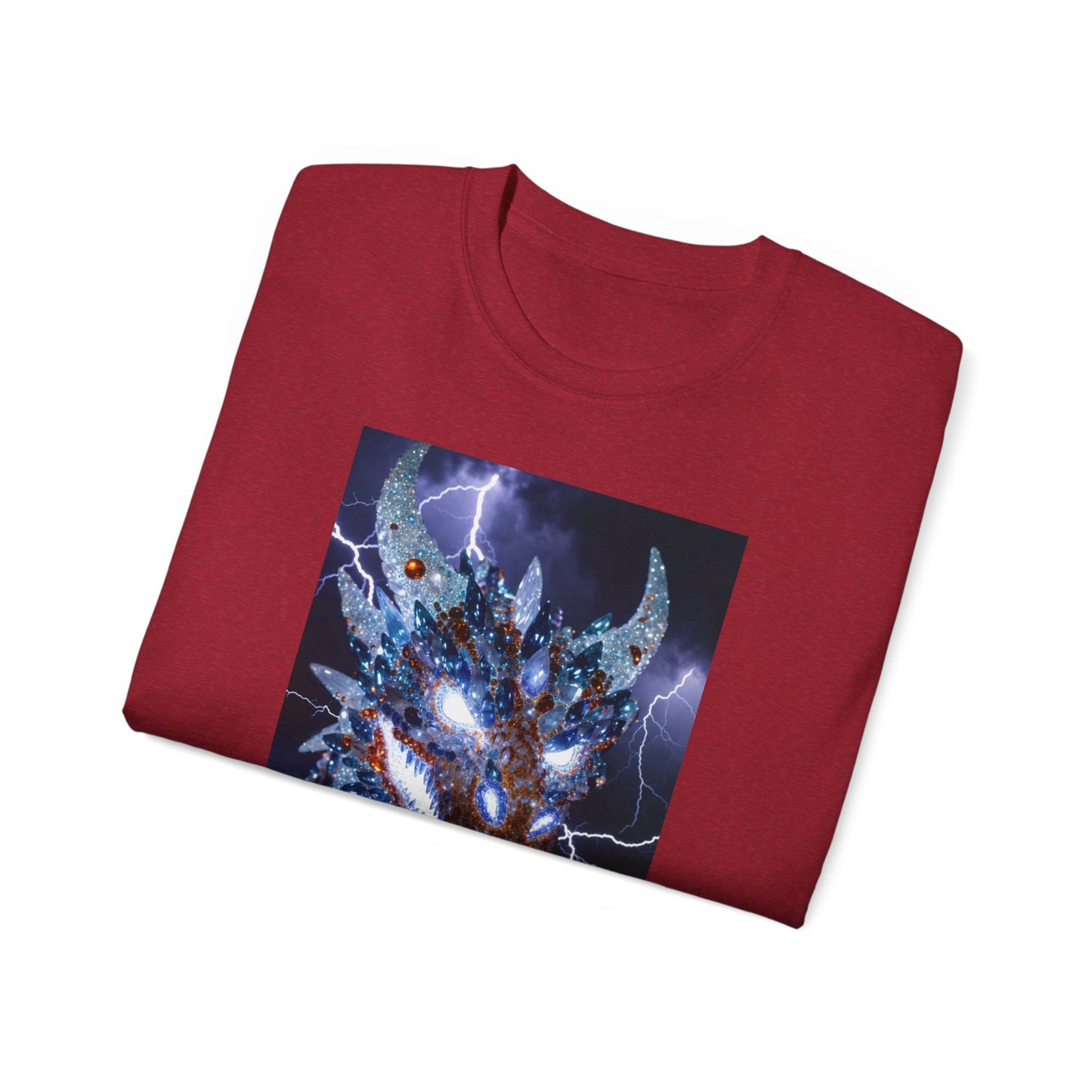 Electric Dragon T-Shirt — Lightning Fantasy Beast Graphic Tee