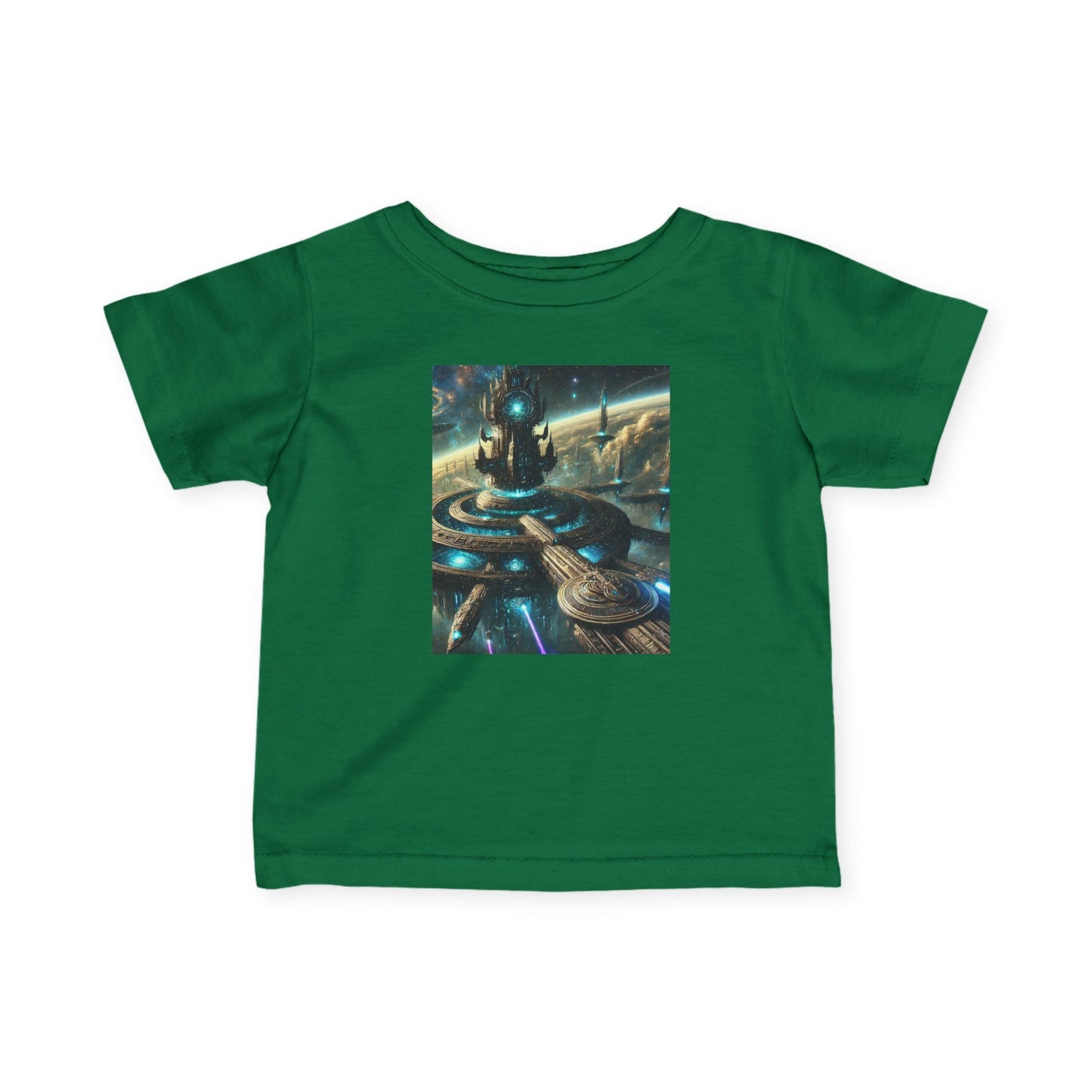Galactic Adventure Infant Tee - Cosmic Print for Little Explorers