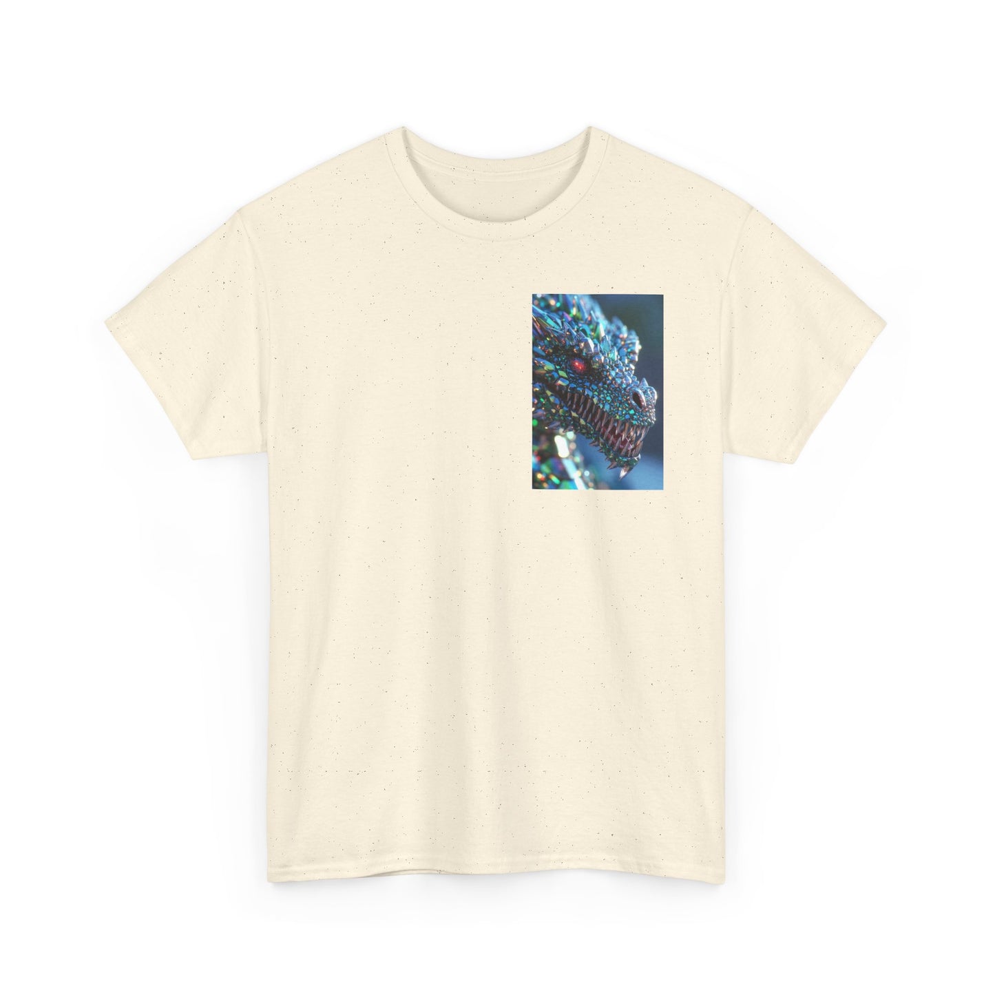 Dragon Scale Graphic Tee — Iridescent Fantasy Lizard Art Shirt