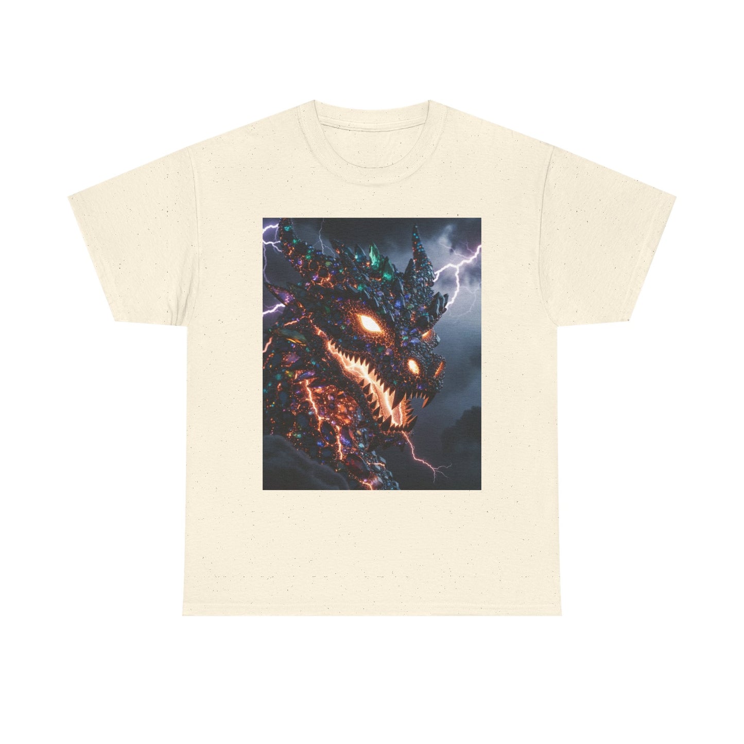 Molten Fury Dragon T‑Shirt — Lightning Kaiju Graphic Tee
