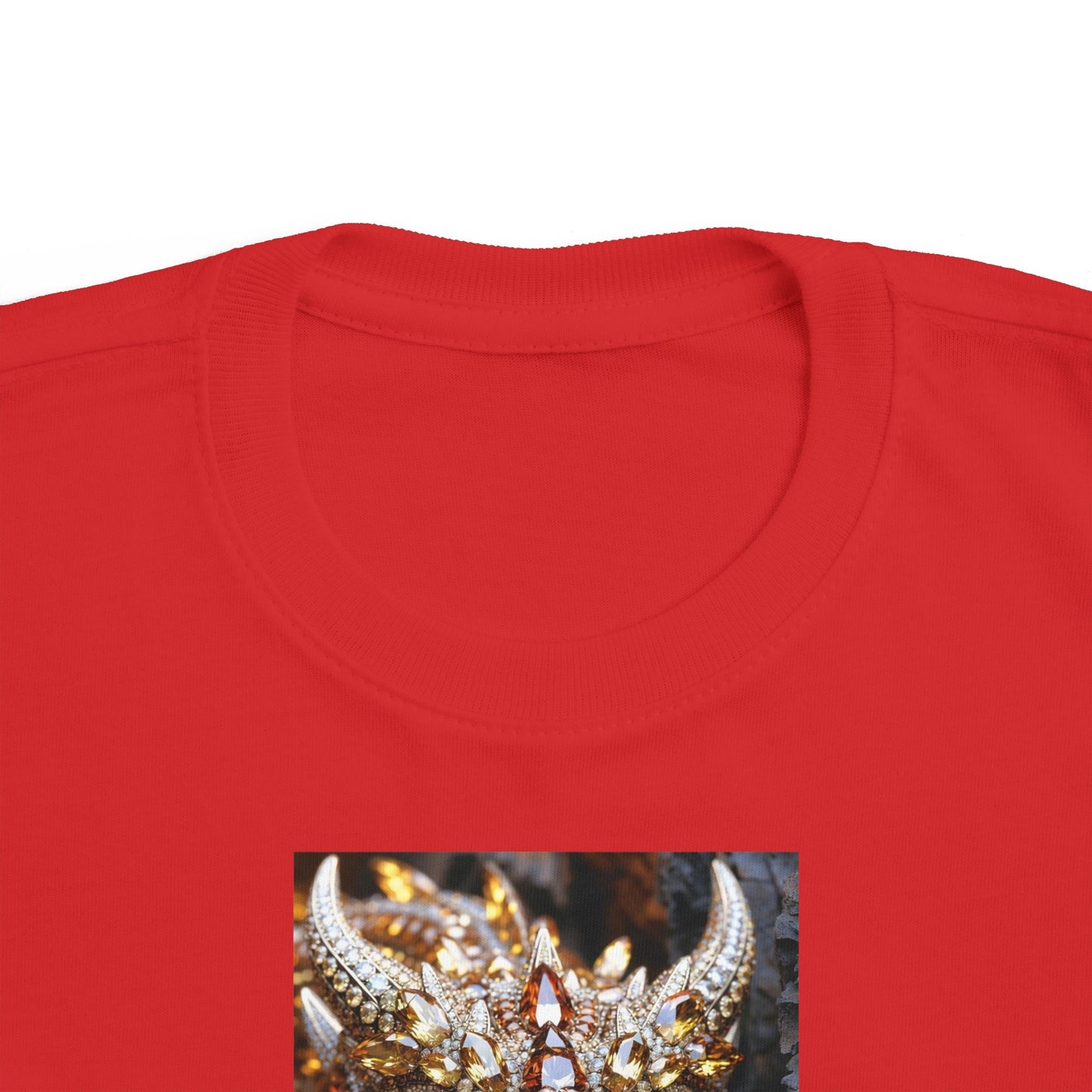 Toddler Tee — Fierce Gold Dragon Graphic Shirt