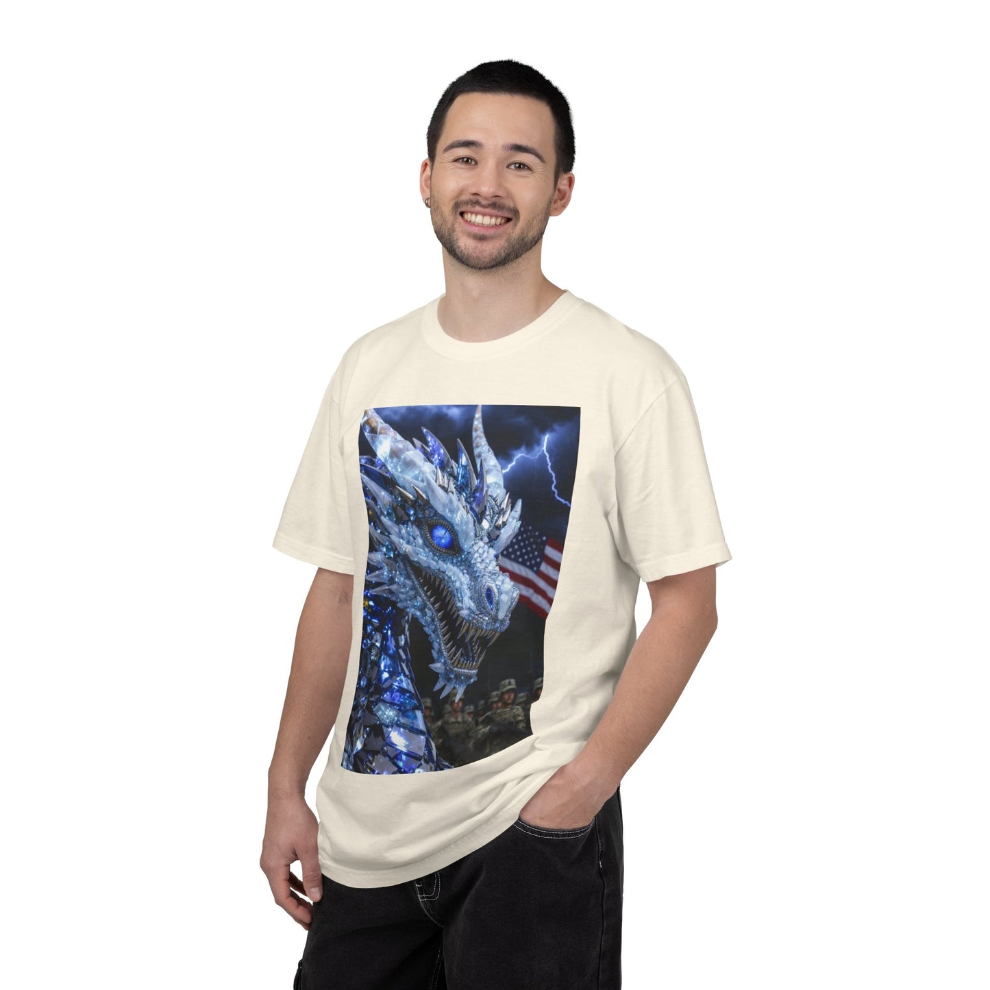 Ice Dragon Military Patriot T-Shirt