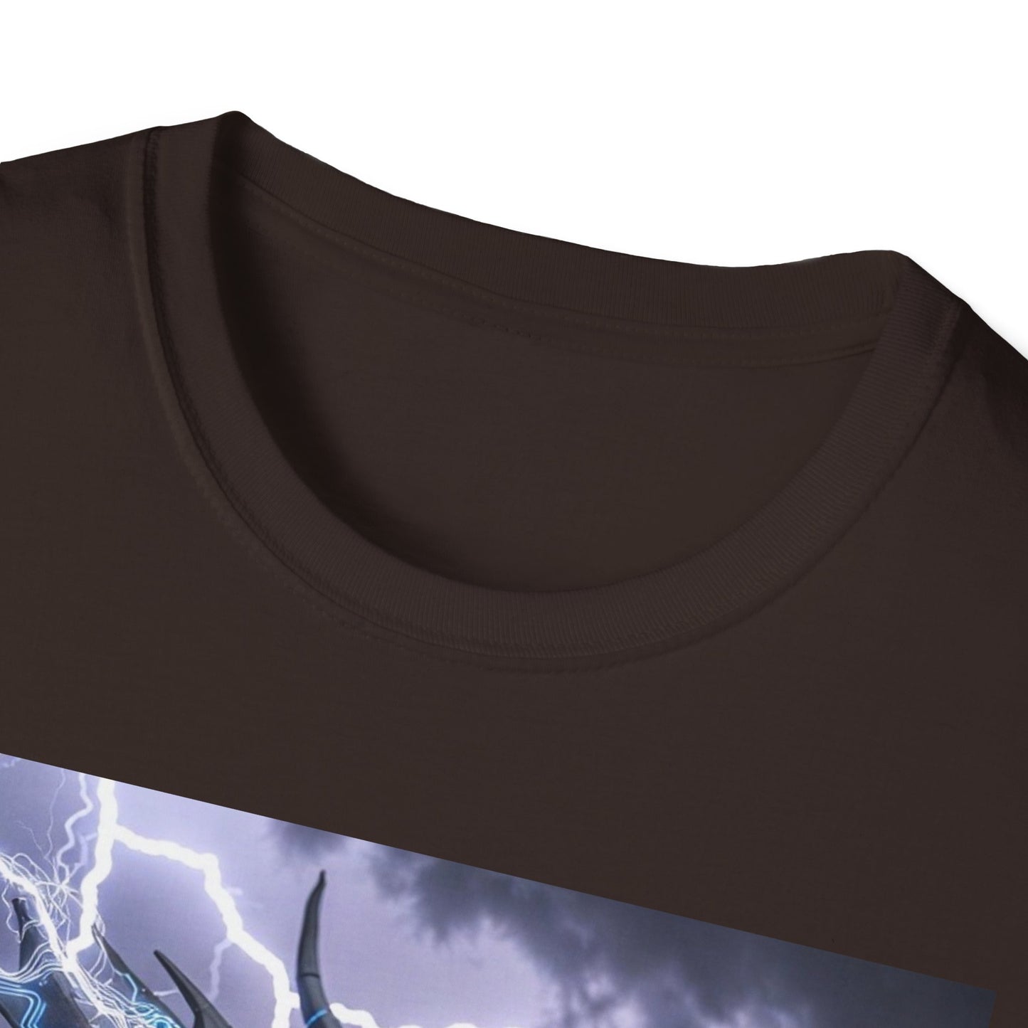 Dragon Storm T-Shirt — Electric Blue Fantasy Dragon Tee