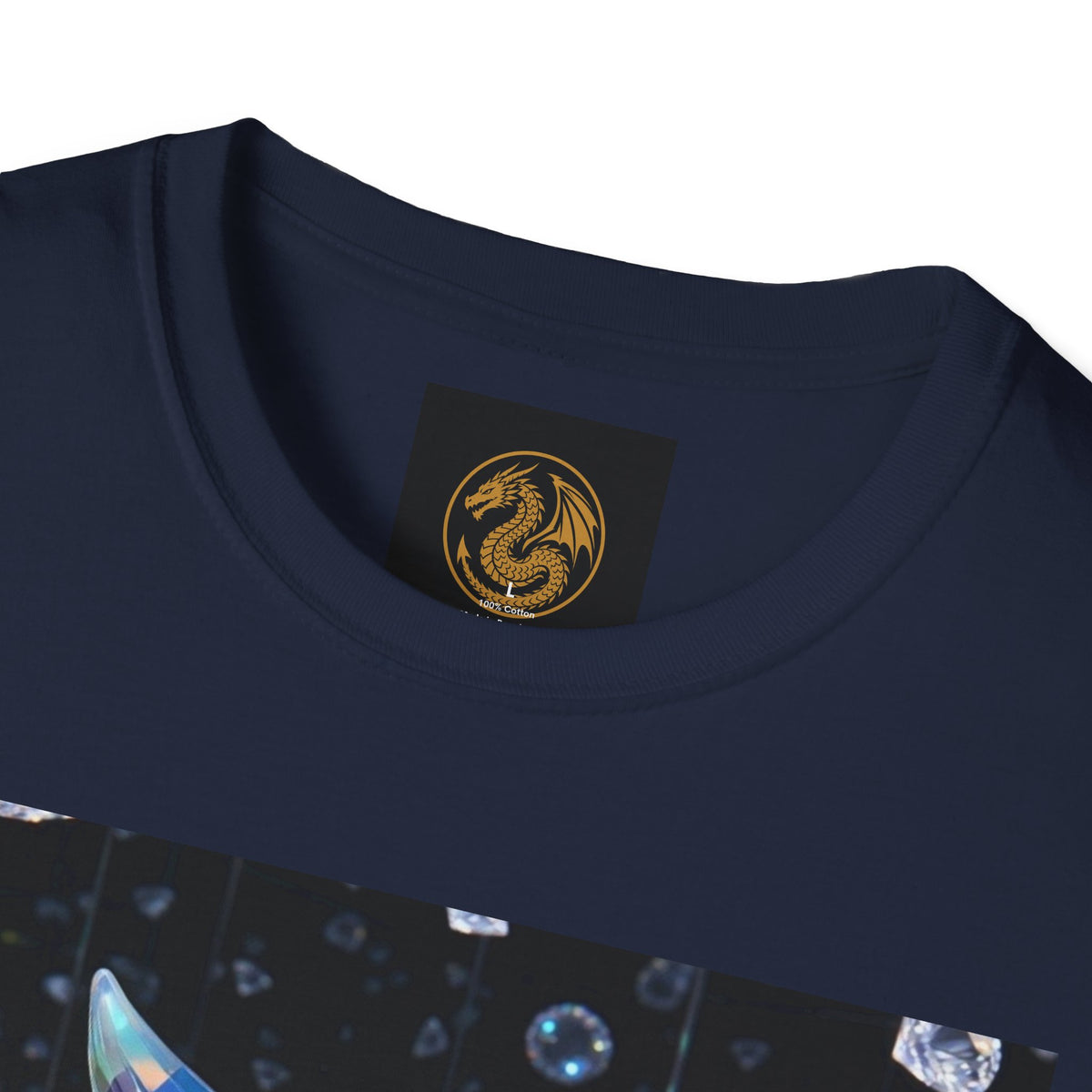 A Crystal Dragon T-Shirt — Sparkling Gem Fantasy Tee