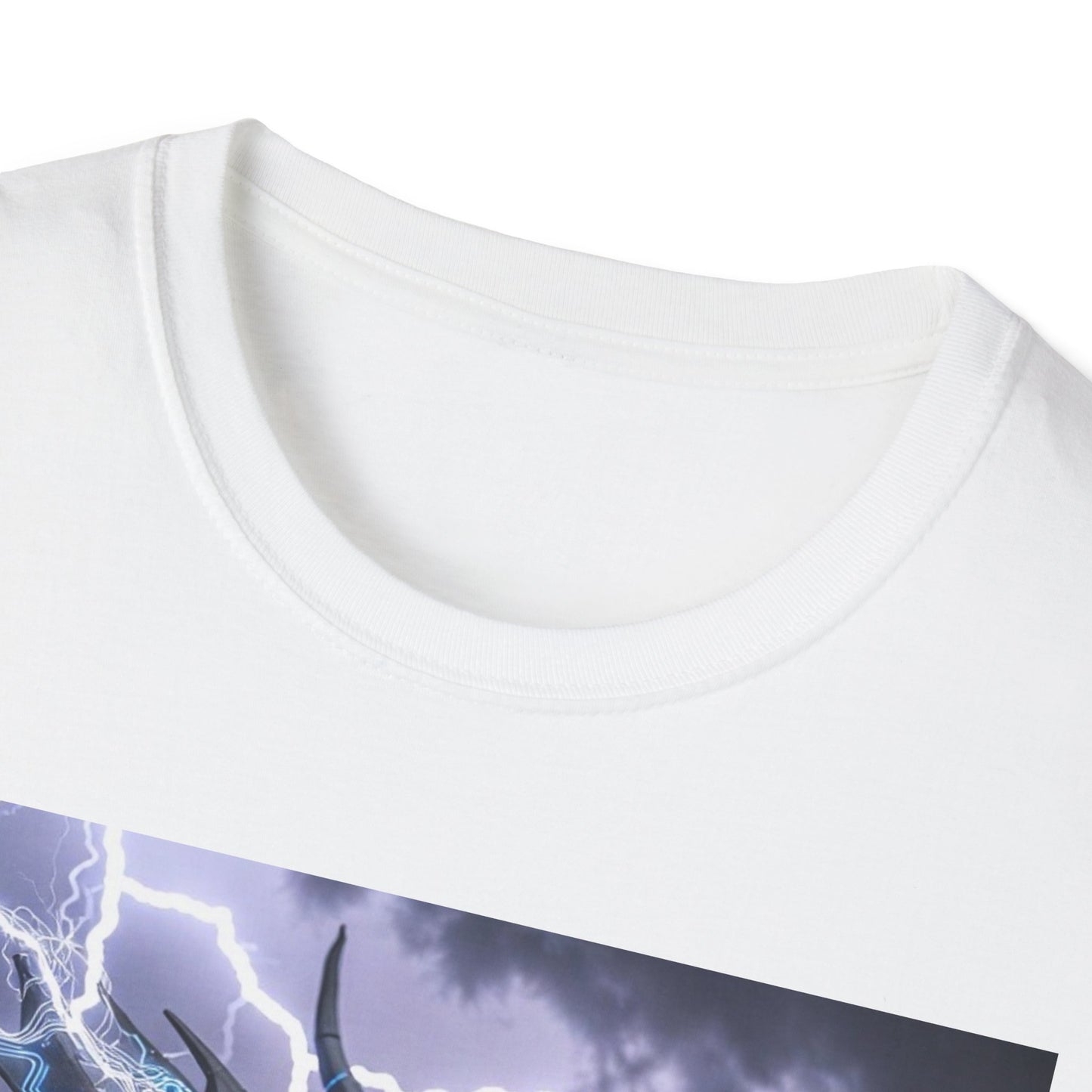 Dragon Storm T-Shirt — Electric Blue Fantasy Dragon Tee