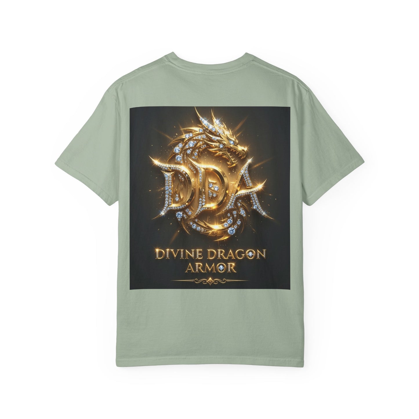 A DIVINE DRAGON ARMOR MEN OR WOMANS Garment-Dyed T-shirt