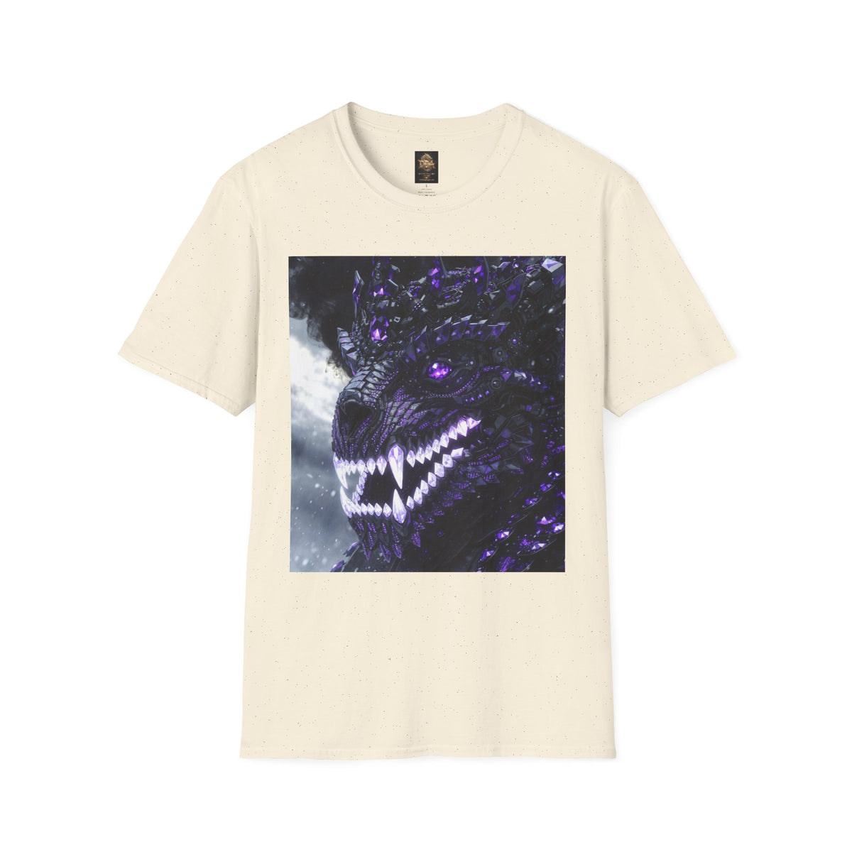 A Purple Dragon Skull T-Shirt — Divine Dragon Armor Logo Tee