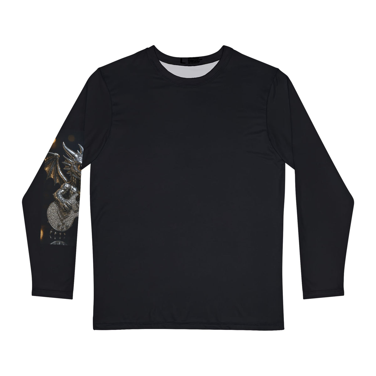 A Rock Dragon Men's Long Sleeve Shirt, Music Lover Gift, Concert Attire, Unique Graphic Tee, Casual Wear, Birthday Present