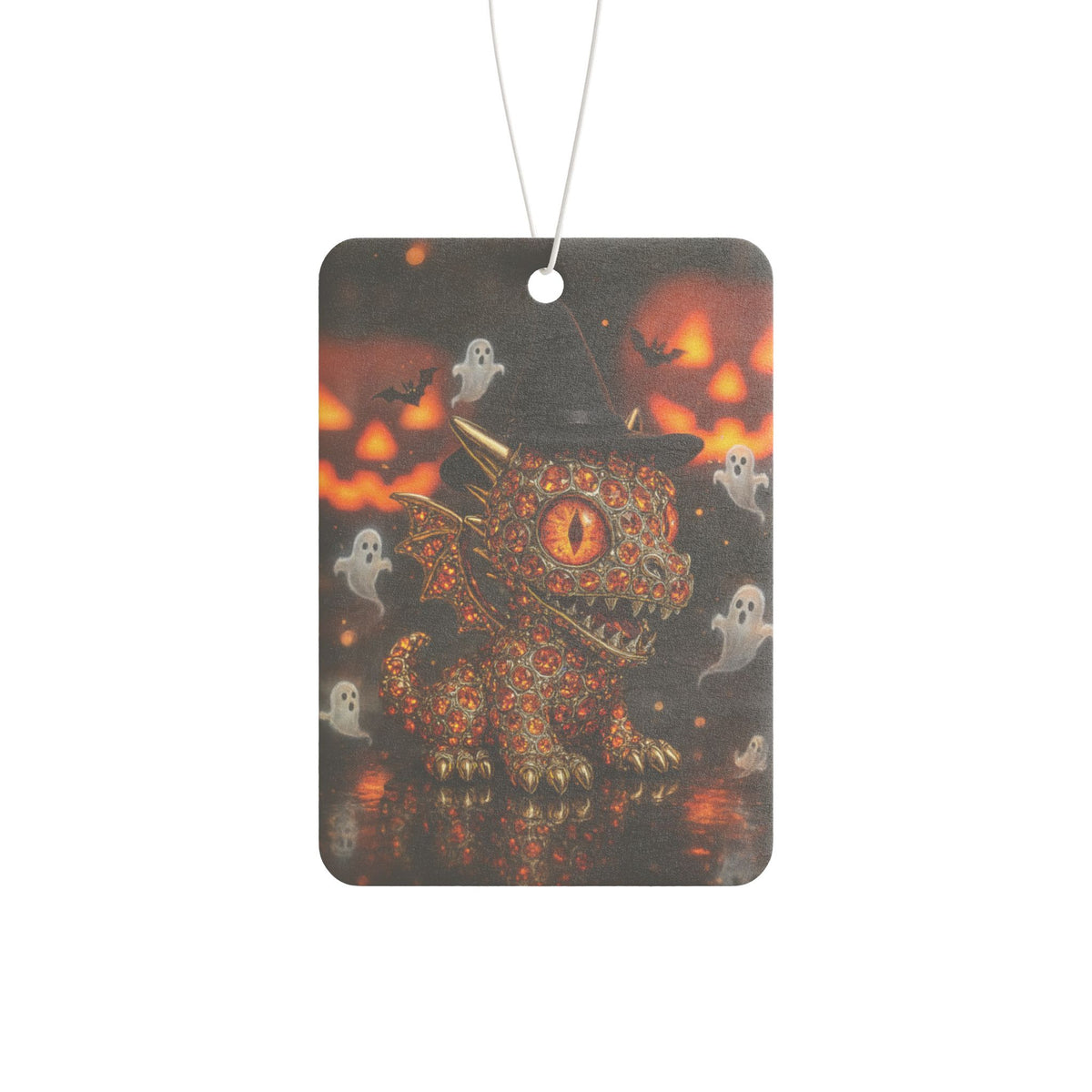 A Halloween Dragon Car Air Freshener, Spooky Decor, Auto Fragrance, Unique Gift, Witchy Accessory, Car Accessories