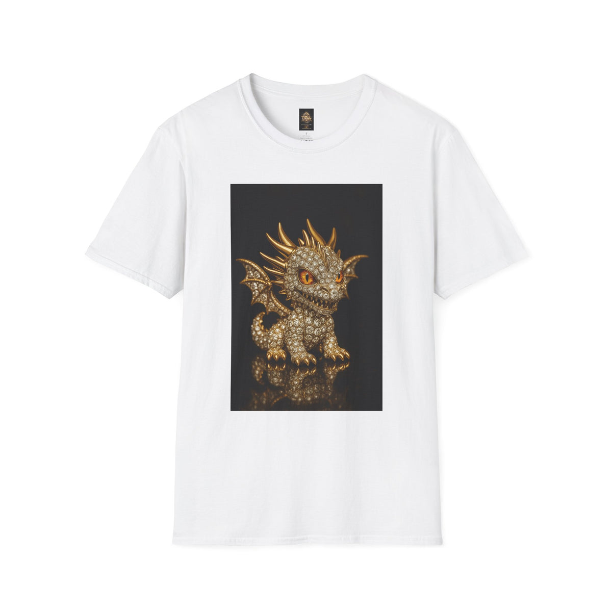 A Dragon Graphic T-Shirt, Fun Fantasy Apparel, Perfect Gift for Dragon Lovers, Casual Wear, Birthday Gift, Softstyle Tee