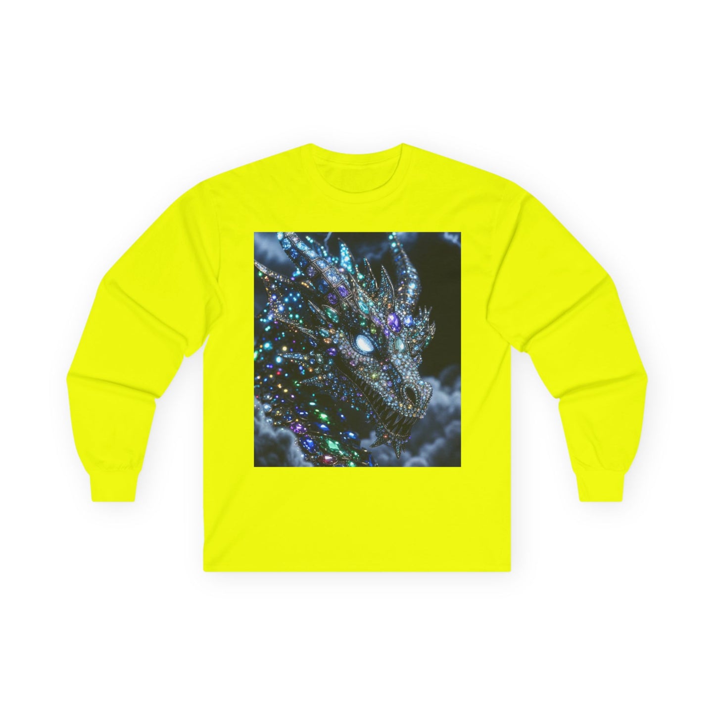 Mystic Crystal Dragon Long Sleeve Tee