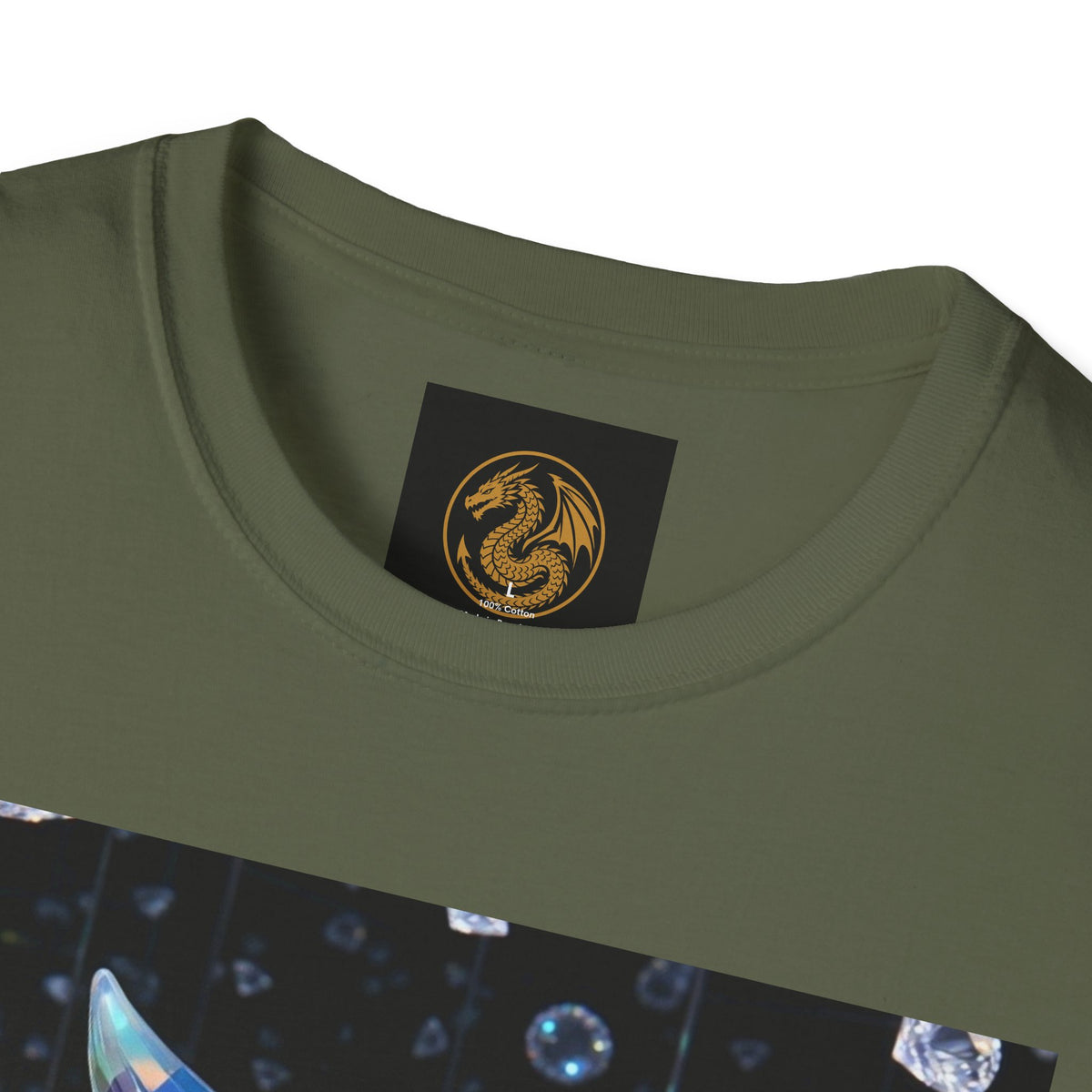 A Crystal Dragon T-Shirt — Sparkling Gem Fantasy Tee