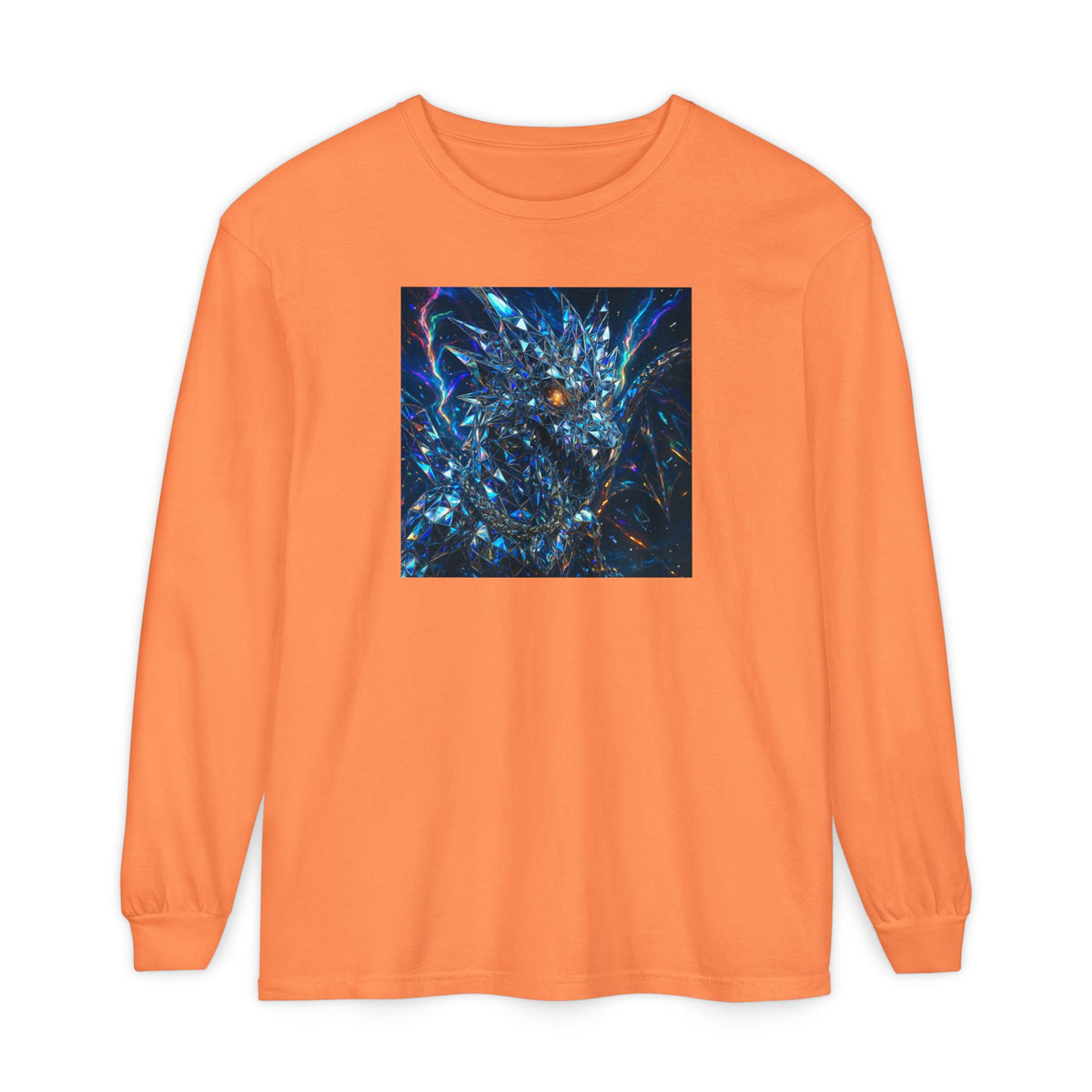 A Glass Dragon Garment-dyed Long Sleeve T-Shirt