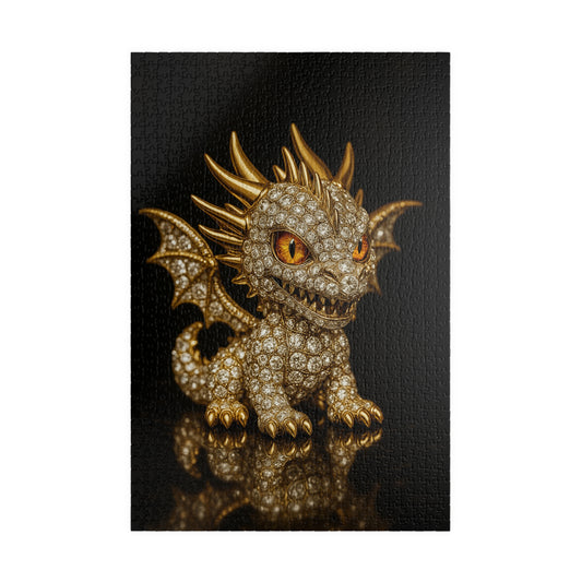 Mystical Dragon Puzzle - Enchanting Jigsaw Fun for All Ages, Family Game Night, Gift for Collectors, Home Decor