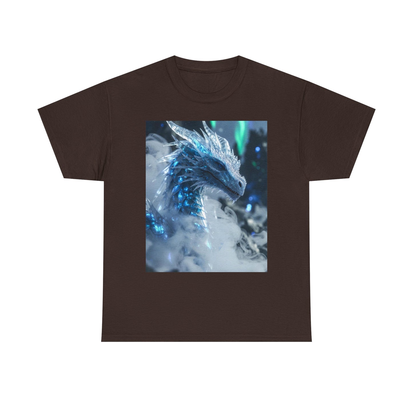 Ice Dragon Graphic Tee — Fantasy Dragon Art T-Shirt