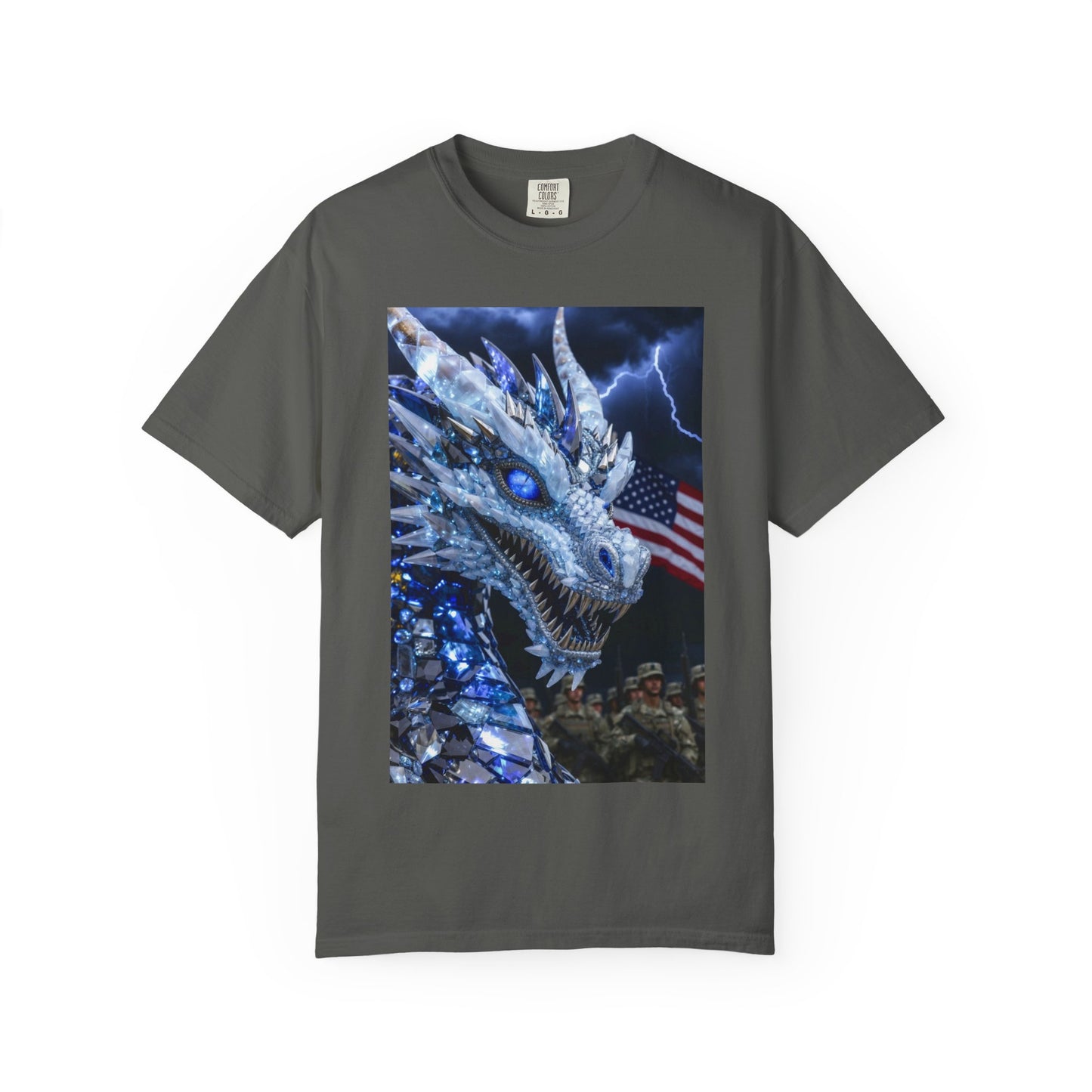Ice Dragon Military Patriot T-Shirt