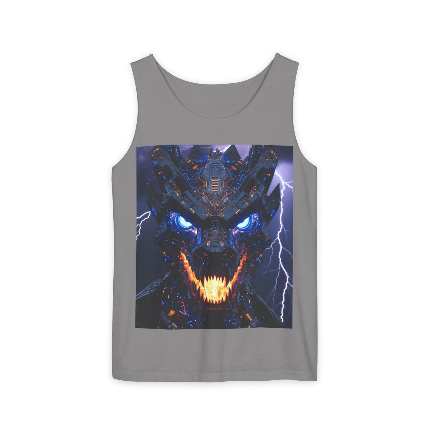 Dragon Storm Tank Top – Fierce Lightning Dragon Graphic Tank