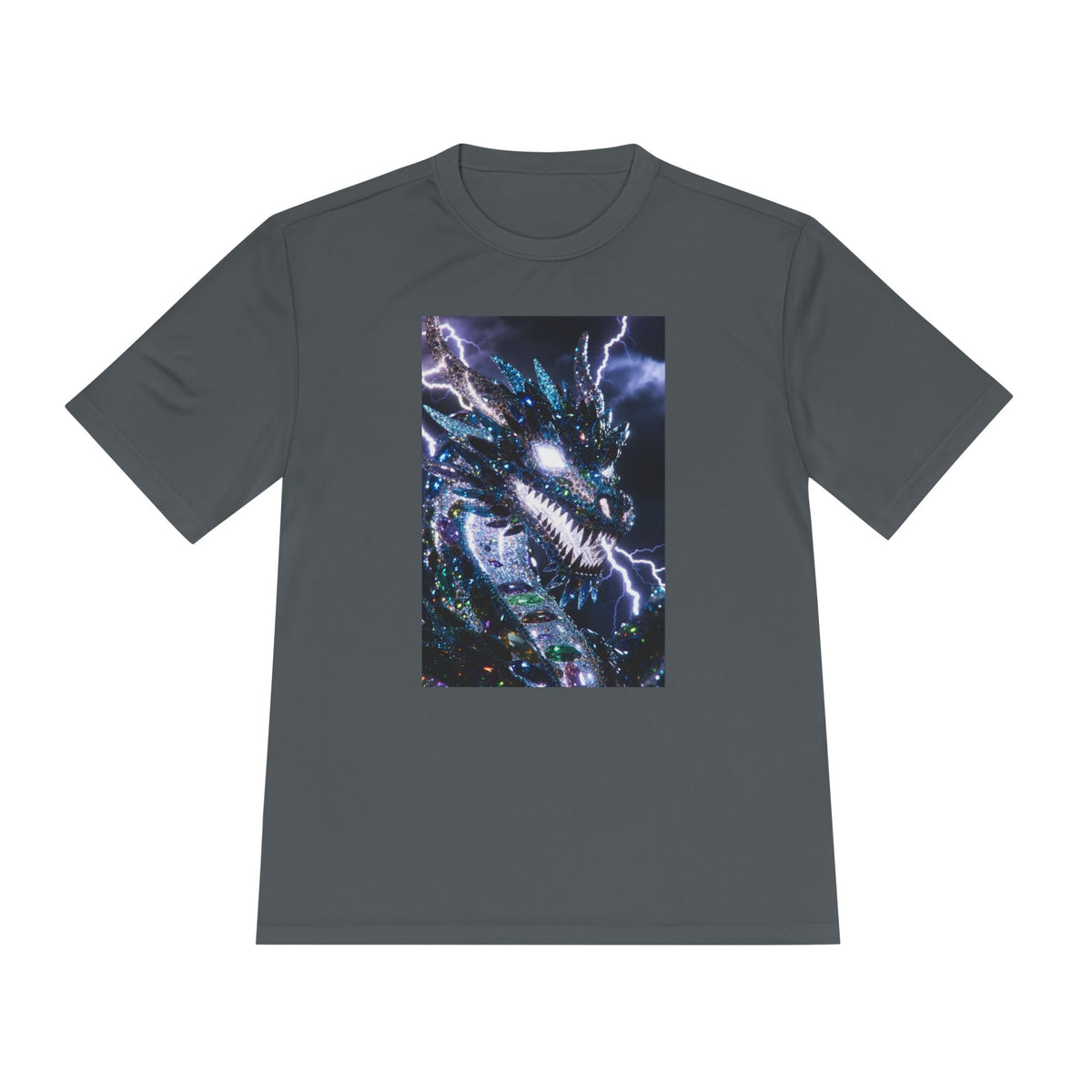 A Lightning Dragon Graphic Tee — Cosmic Fantasy Dragon Shirt