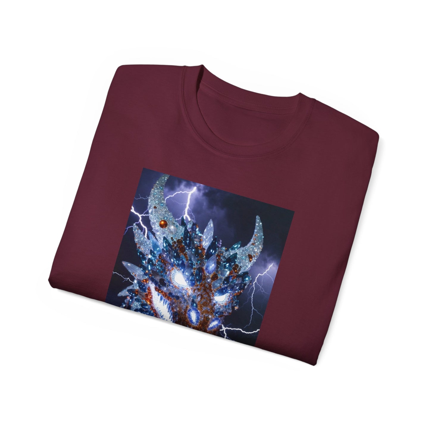Electric Dragon T-Shirt — Lightning Fantasy Beast Graphic Tee