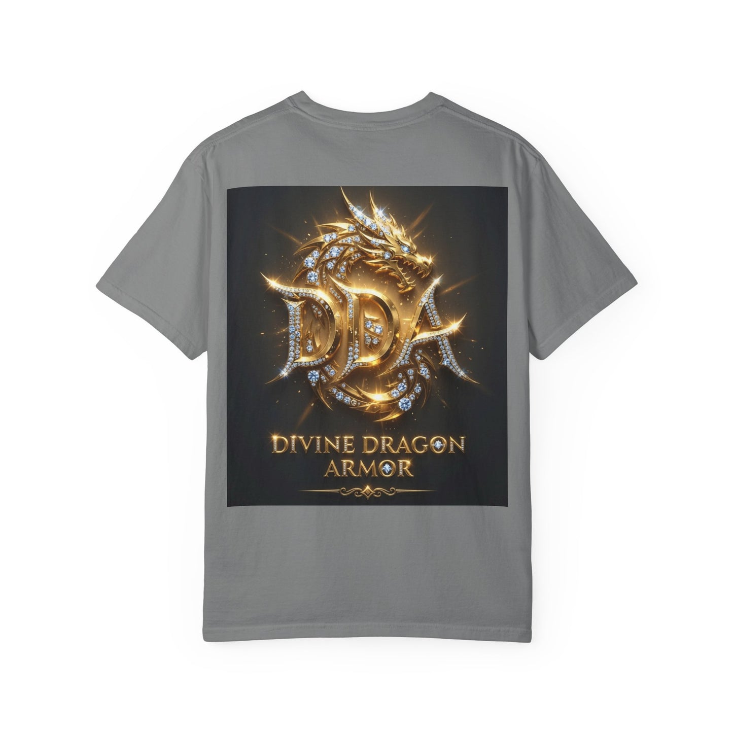 A DIVINE DRAGON ARMOR MEN OR WOMANS Garment-Dyed T-shirt