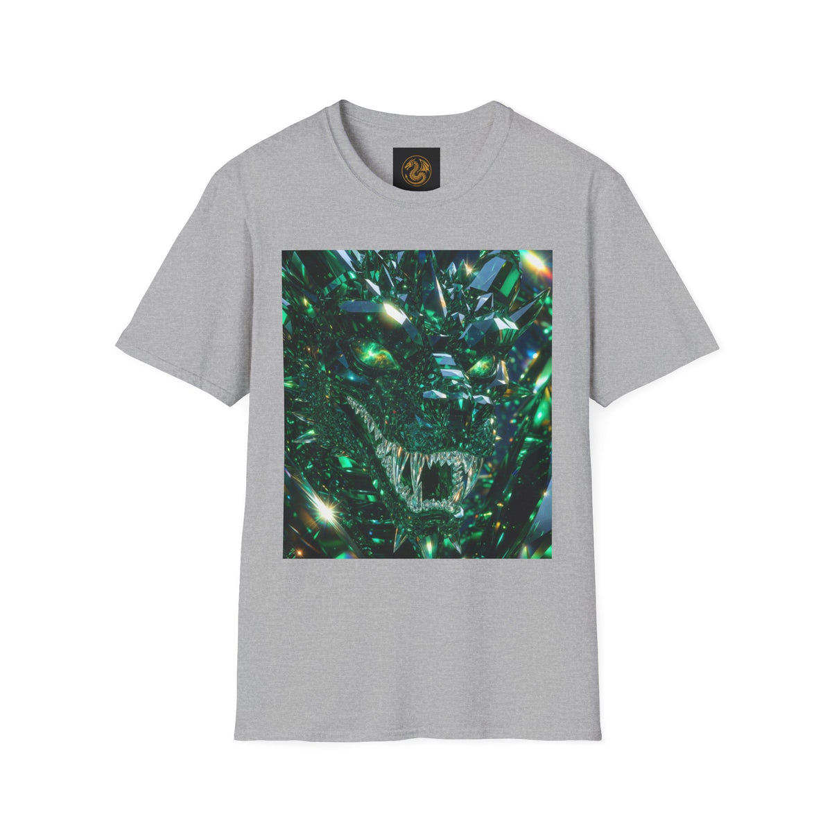 An Emerald Dragon Crystal Skull T-Shirt