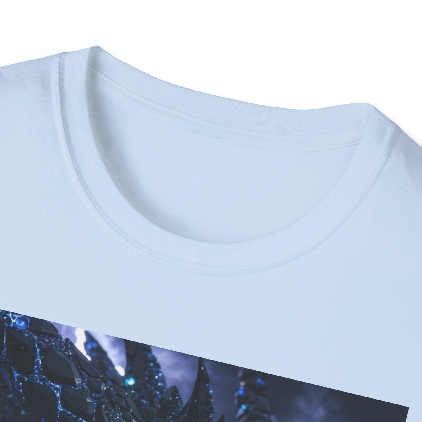 Lightning Godzilla T-Shirt – Neon Blue Monster Tee