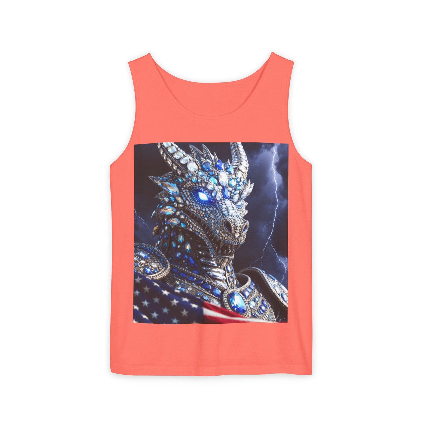 Patriotic Crystal Dragon Tank Top