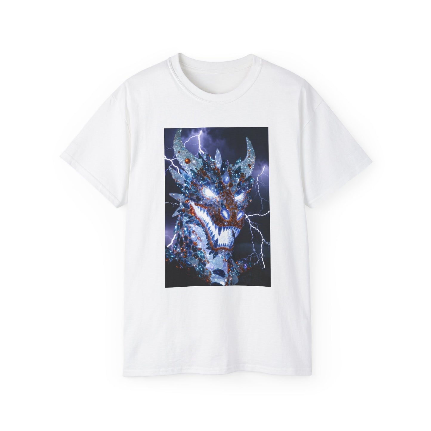 Electric Dragon T-Shirt — Lightning Fantasy Beast Graphic Tee