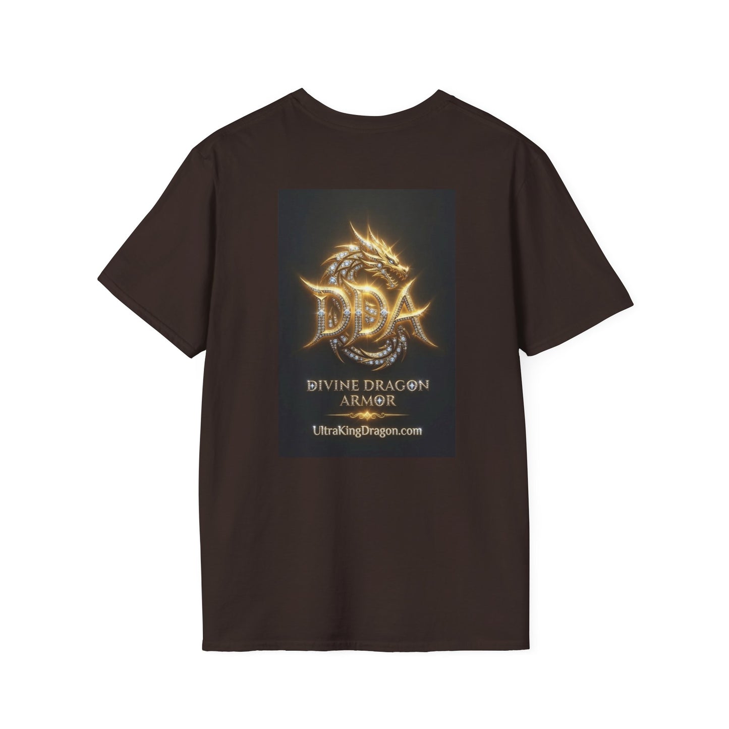 Dragon Skull T‑Shirt — Neon Green Crystal Wyvern Graphic Tee