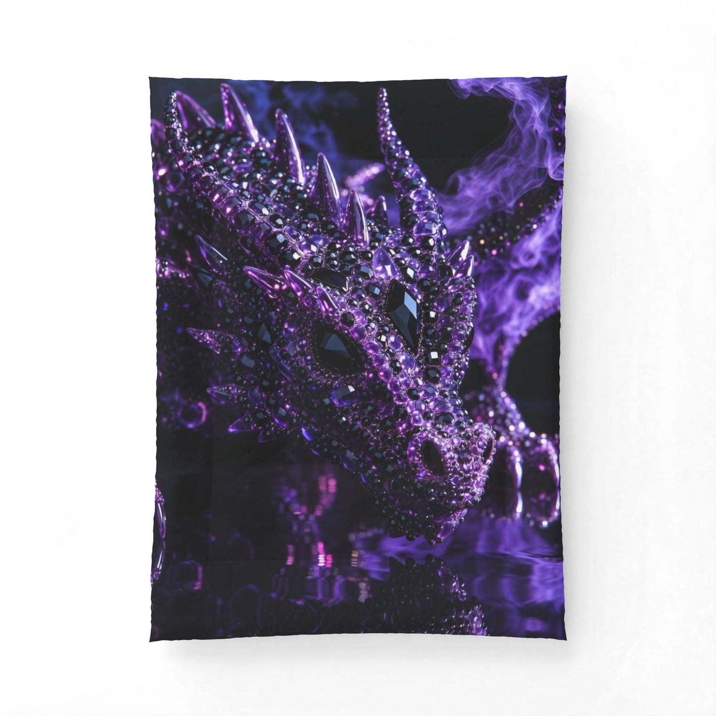 Purple Galaxy Abstract Cotton Comforter
