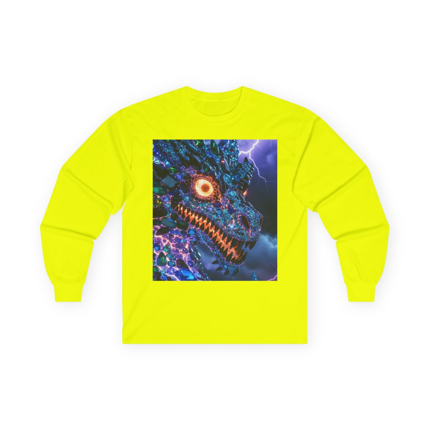 Godzilla Neon Monster Long Sleeve Tee — Electric Kaiju Graphic