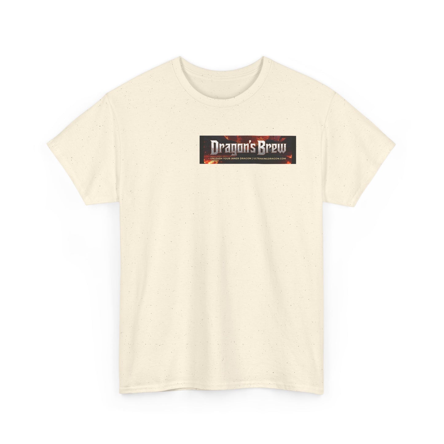 T-Shirt — "Dragon's Brew" Fiery Skull Graphic Tee