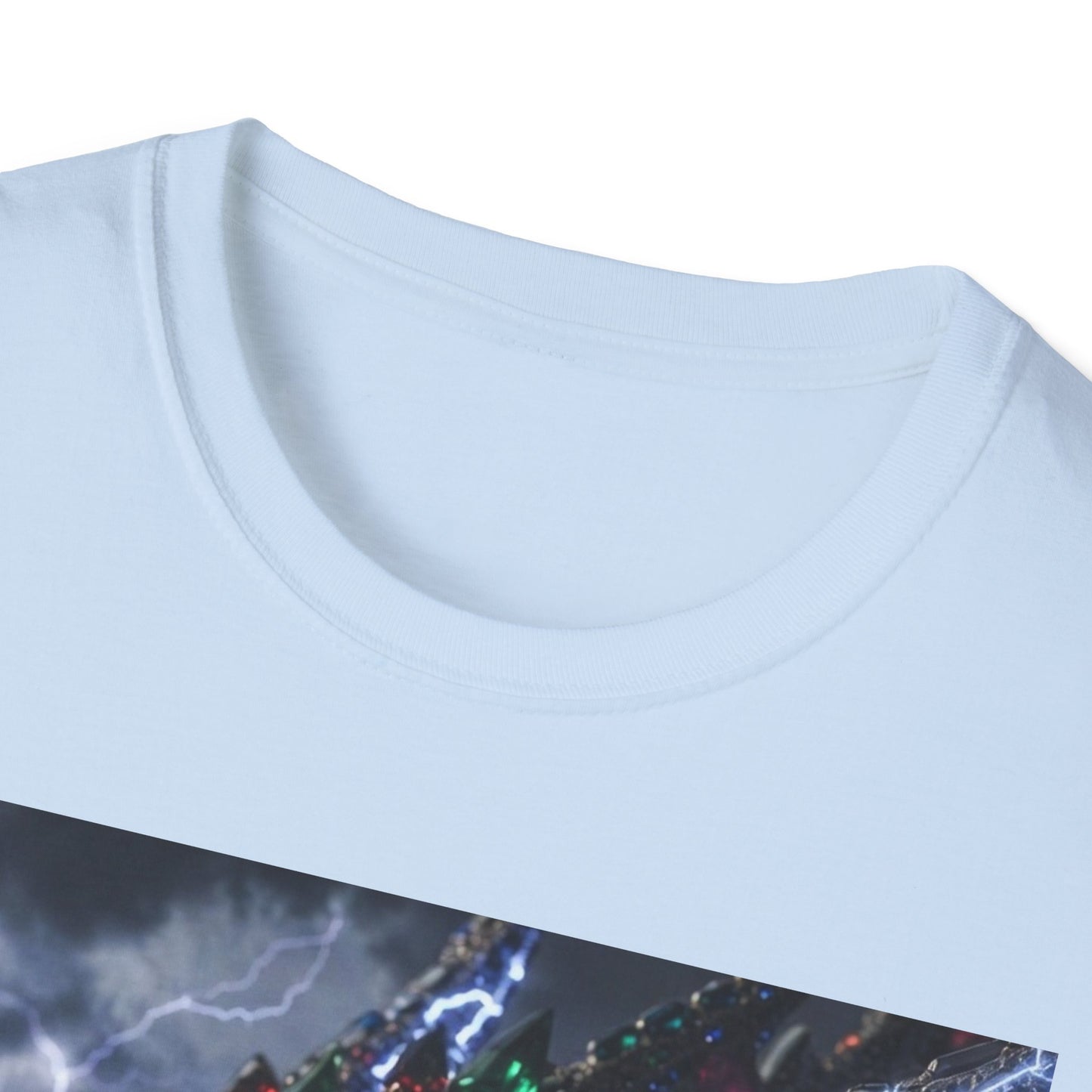 Dragon Lightning T-Shirt — Electric Dark Fantasy Monster Graphic Tee
