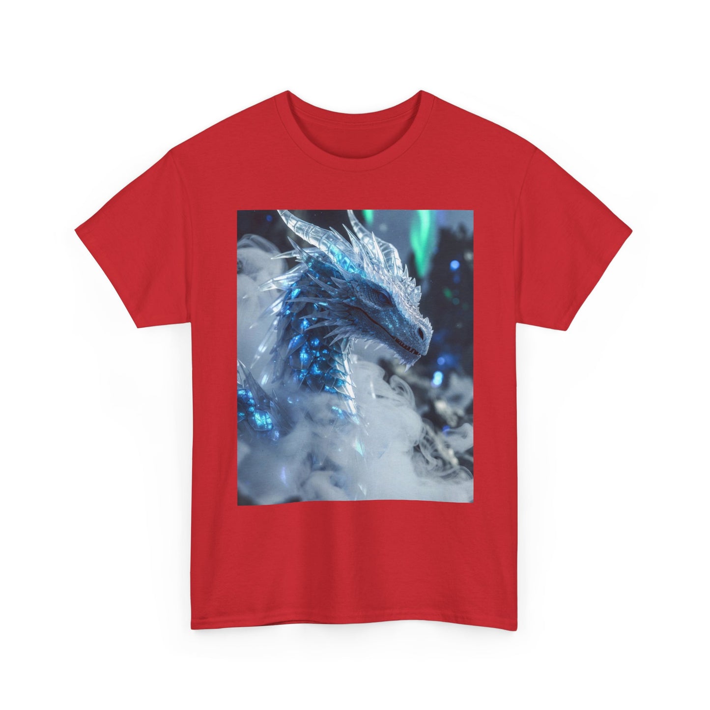Ice Dragon Graphic Tee — Fantasy Dragon Art T-Shirt