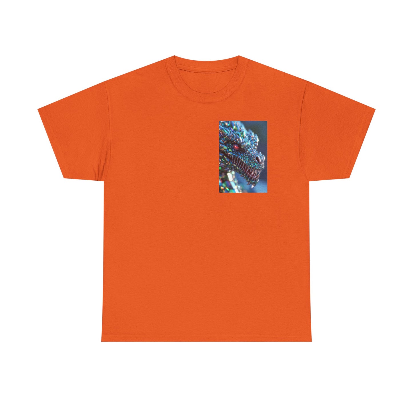 Dragon Scale Graphic Tee — Iridescent Fantasy Lizard Art Shirt